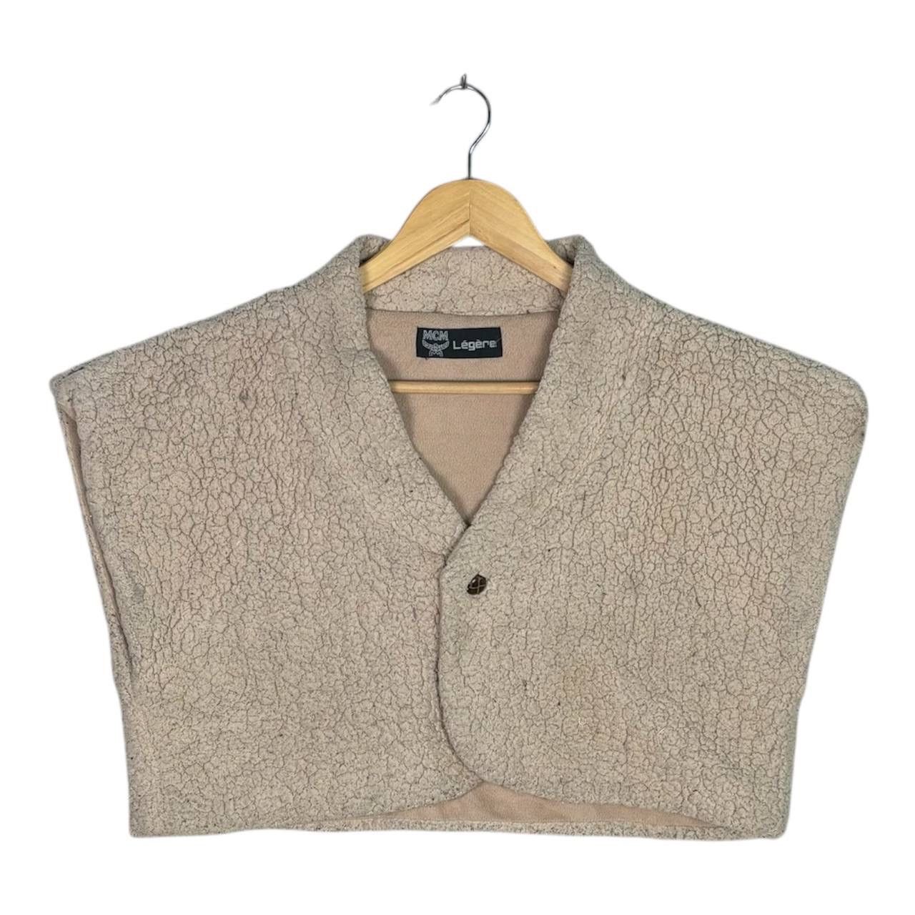 MCM MCM Legere Wool Blend Crop Cape Poncho Single Button Jacket Size US M / EU 48-50 / 2 - 1 Thumbnail