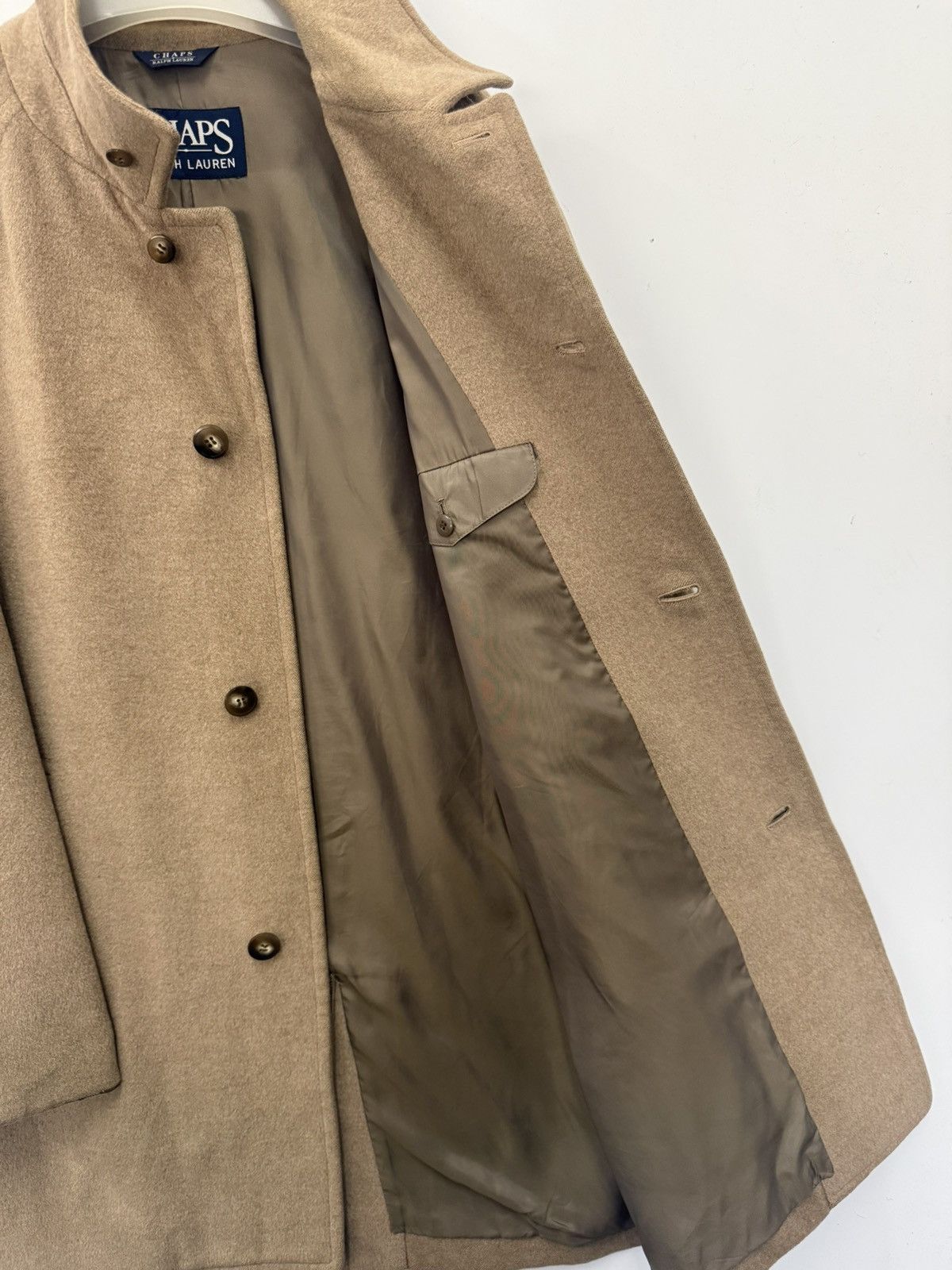 Chaps Ralph Lauren 🔥 CHAPS RALPH LAUREN BIEGE OVER COAT - M Size US M / EU 48-50 / 2 - 6 Thumbnail