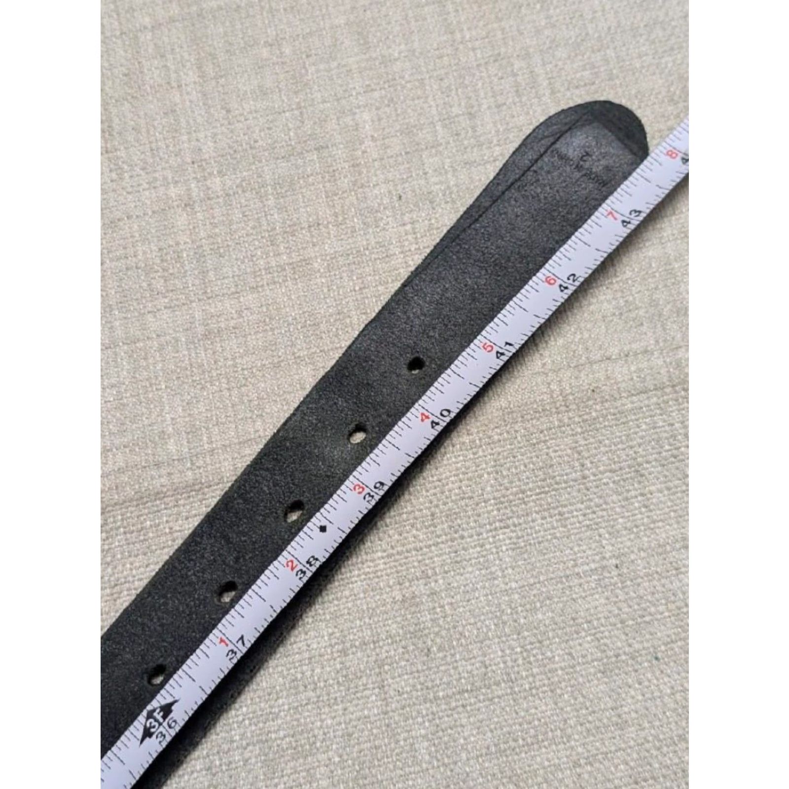 Carhartt VINTAGE Carhartt Belt Western 1-3/8" Full Grain Leather 38 Mens Buckle Brown Size 38 - 7 Thumbnail