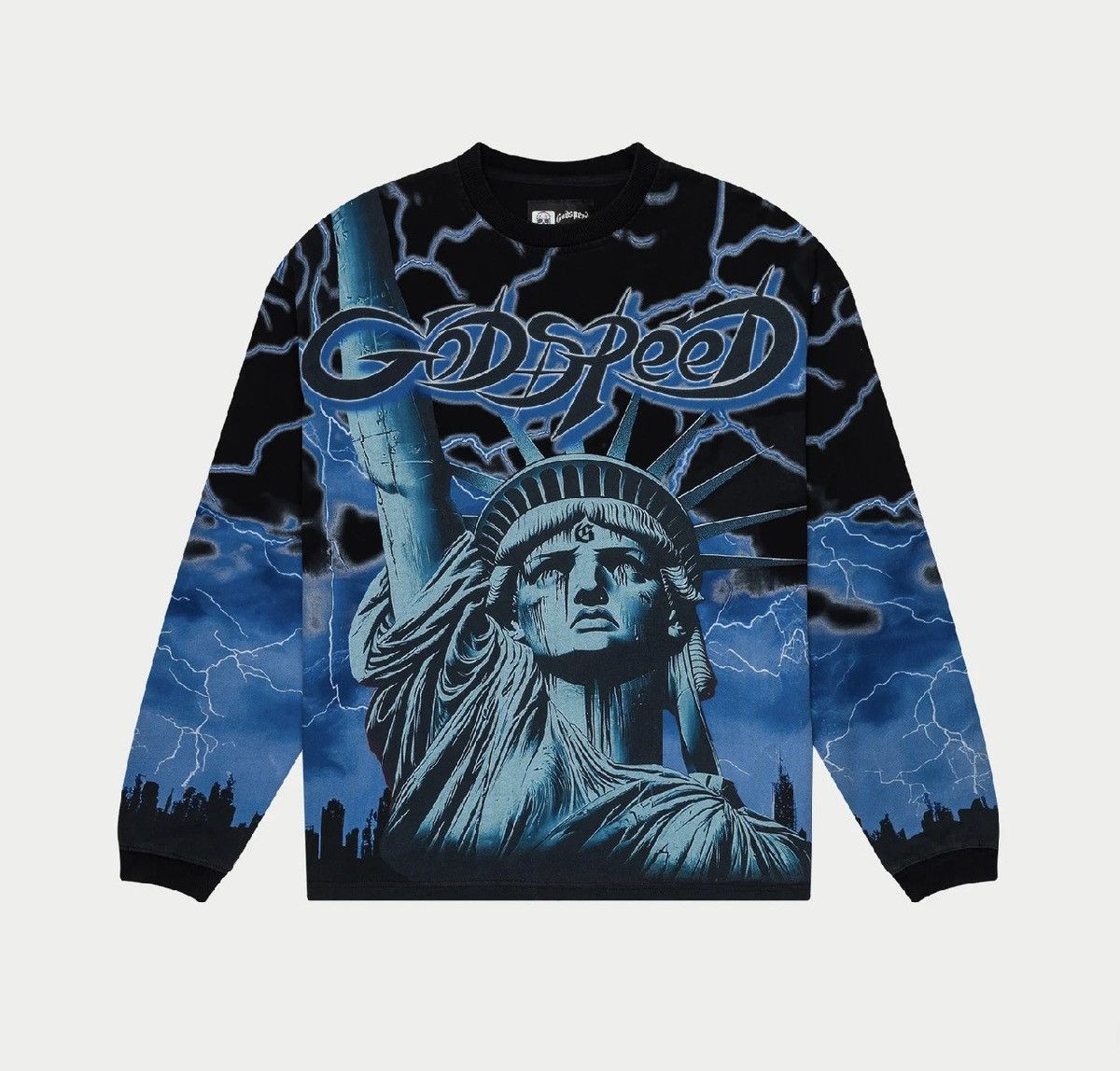 Godspeed Godspeed 'Voltage' Blue LS Tee Size US S / EU 44-46 / 1 - 1 Thumbnail