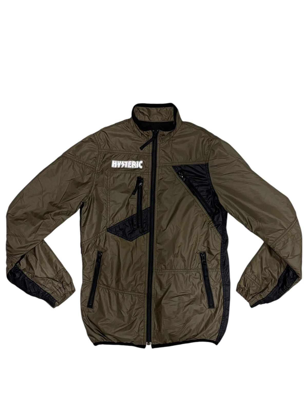 Hysteric Glamour Hysteric Glamour Khaki Black Windbreaker jacket Size US S / EU 44-46 / 1 - 1 Thumbnail