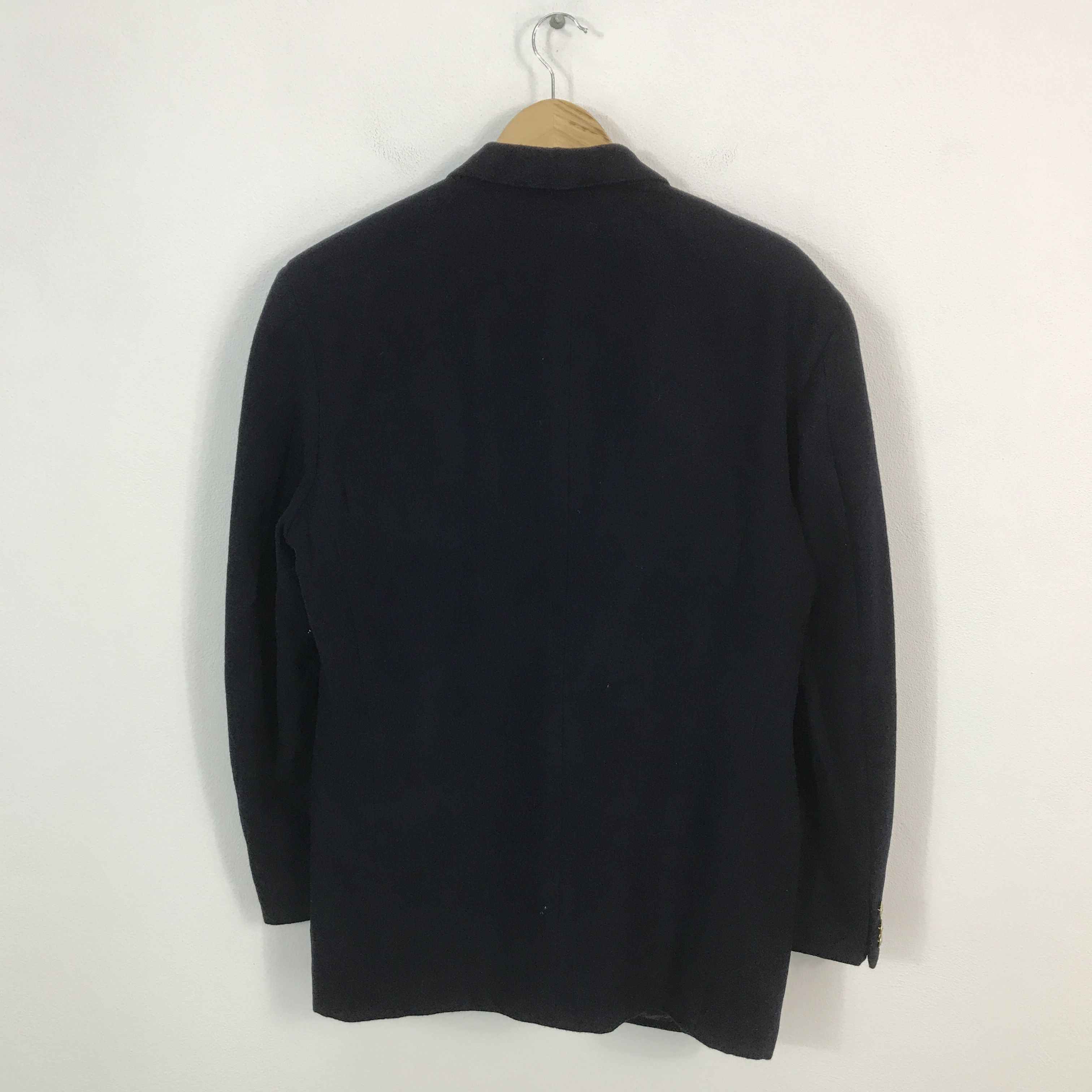 Japanese Brand × Kenzo Vtg Kenzo Paris Wool Blazer coat Gold button jacket Size US L / EU 52-54 / 3 - 2 Thumbnail