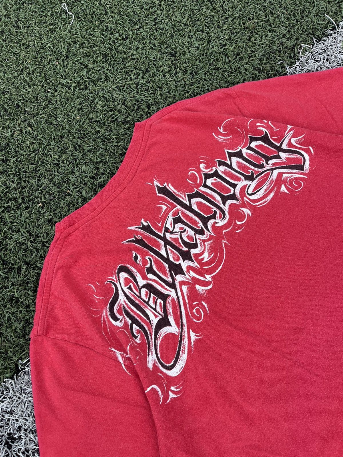 Billabong Billabong Y2K Red Tee Tribal Logo Double Sided Size US L / EU 52-54 / 3 - 2 Thumbnail