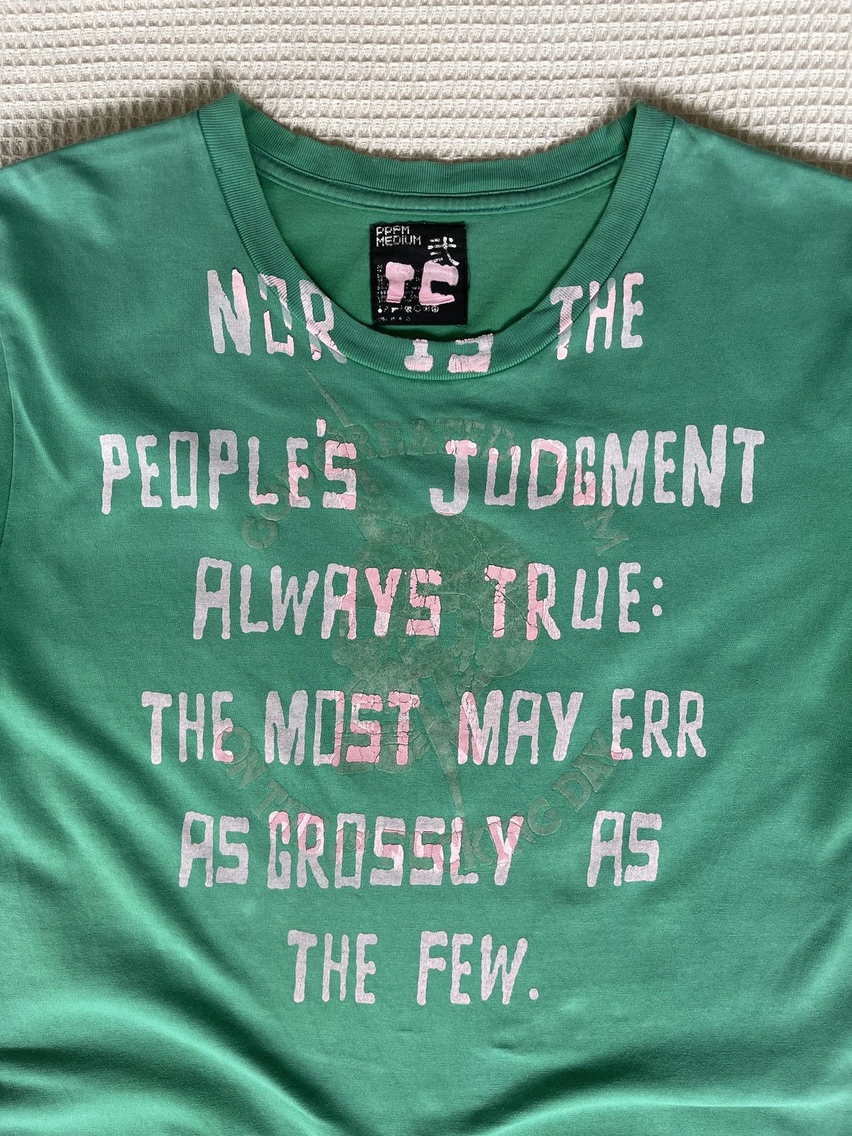 PPFM × The Smiths Vintage90s🔥GOD CREATED PPFM ON THE FUCKING DAY🔥Sun Faded Tee Size US M / EU 48-50 / 2 - 3 Thumbnail