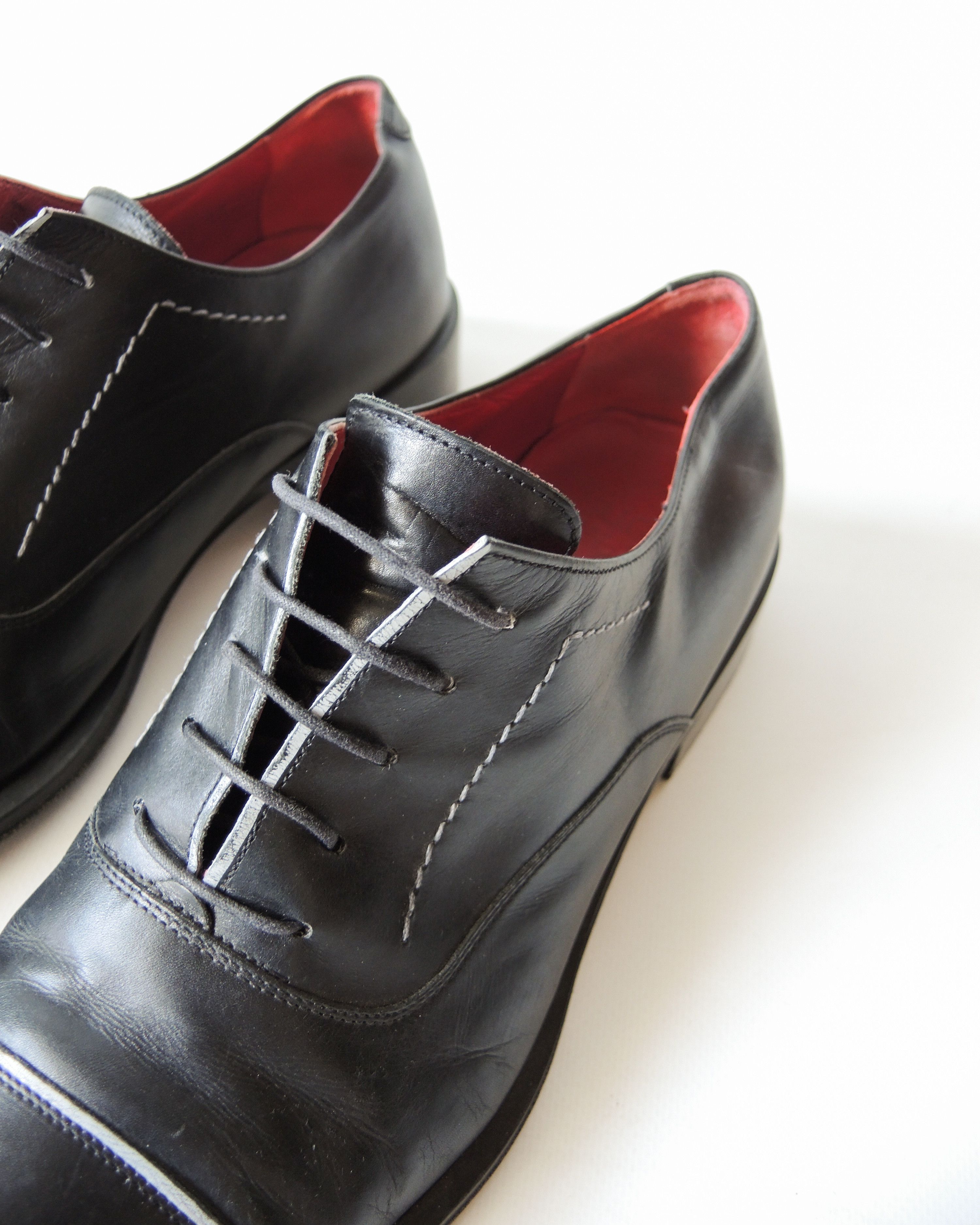 Hugo Boss Hugo Boss Men's Black Leather Dress Shoes EU 42 / US 9 Size US 9 / EU 42 - 8 Thumbnail