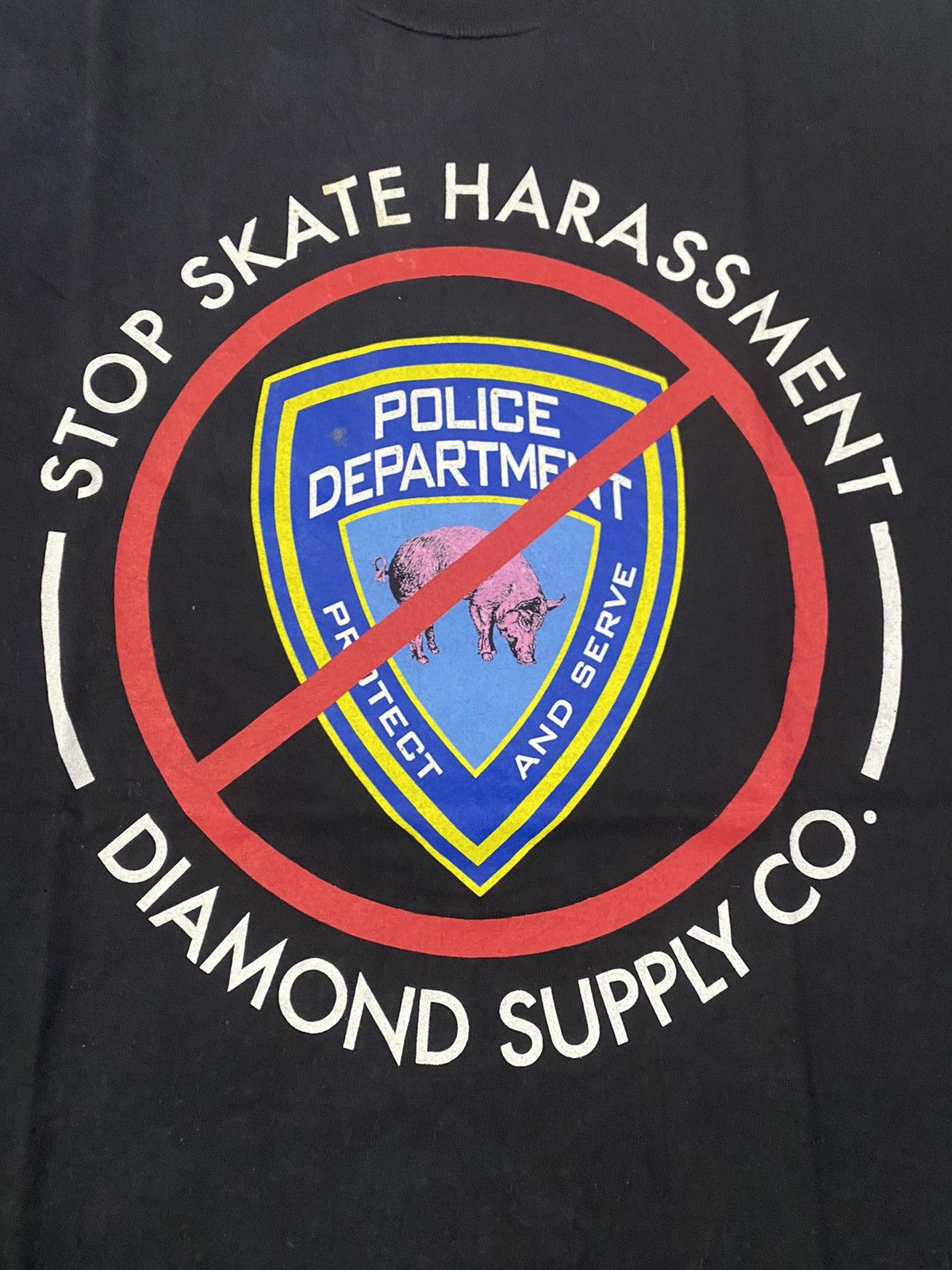 Other 💥 RARE💥 Diamond Supply Co. Stop Skate Harassment Tee Size US L / EU 52-54 / 3 - 5 Thumbnail