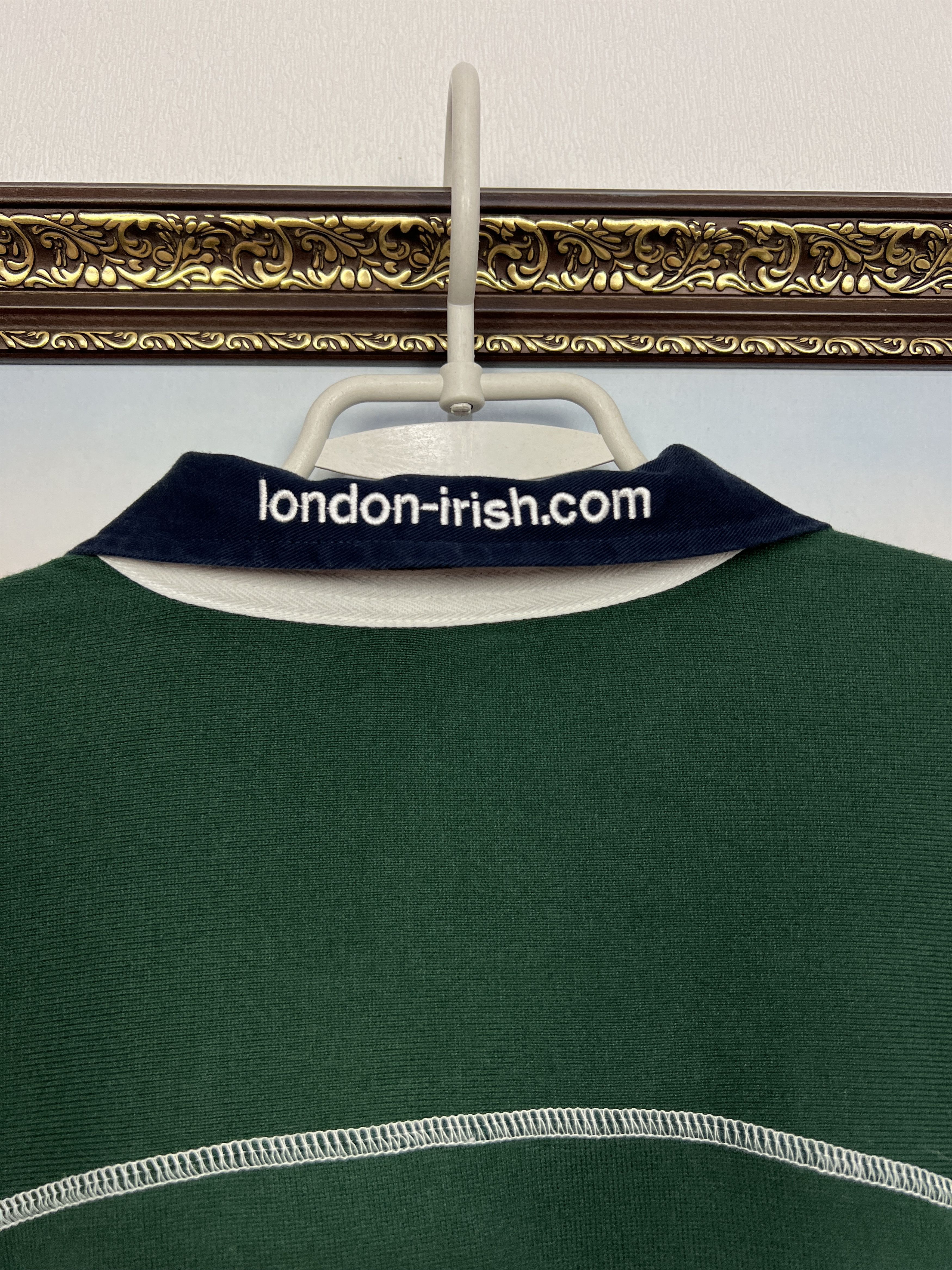 Vintage Canterbury London Irish Rugby Union LOng Sleeve Jersey Shirt Size US XL / EU 56 / 4 - 12 Thumbnail