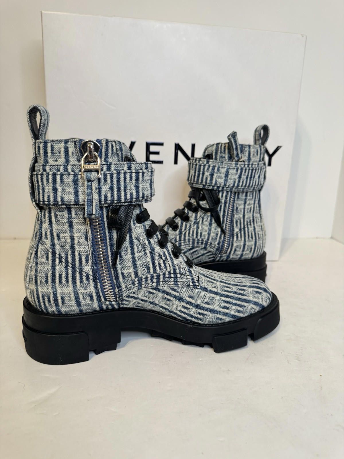 Givenchy Givenchy 4G Denim Terra Boots Size 35.5/US5.5 W/Box Size US 5.5 / IT 35.5 - 3 Thumbnail