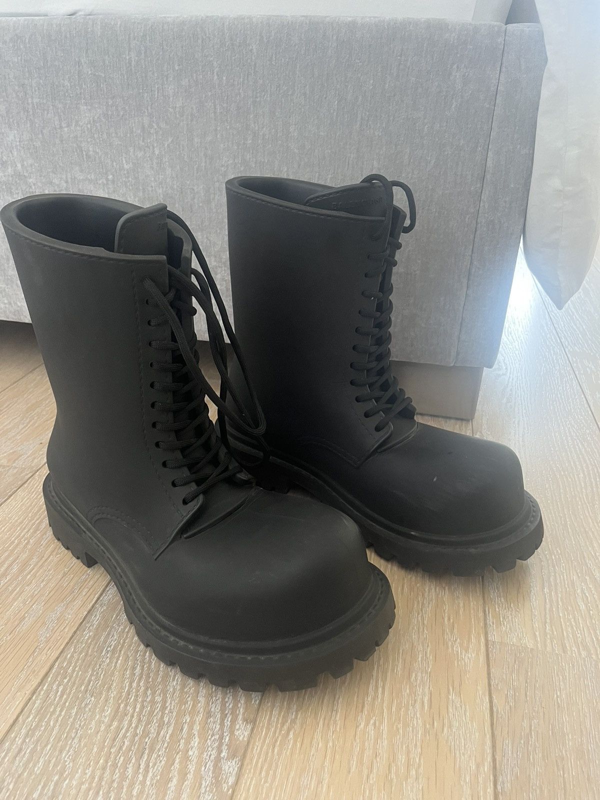 Balnciaga Rubber Steroid Boots