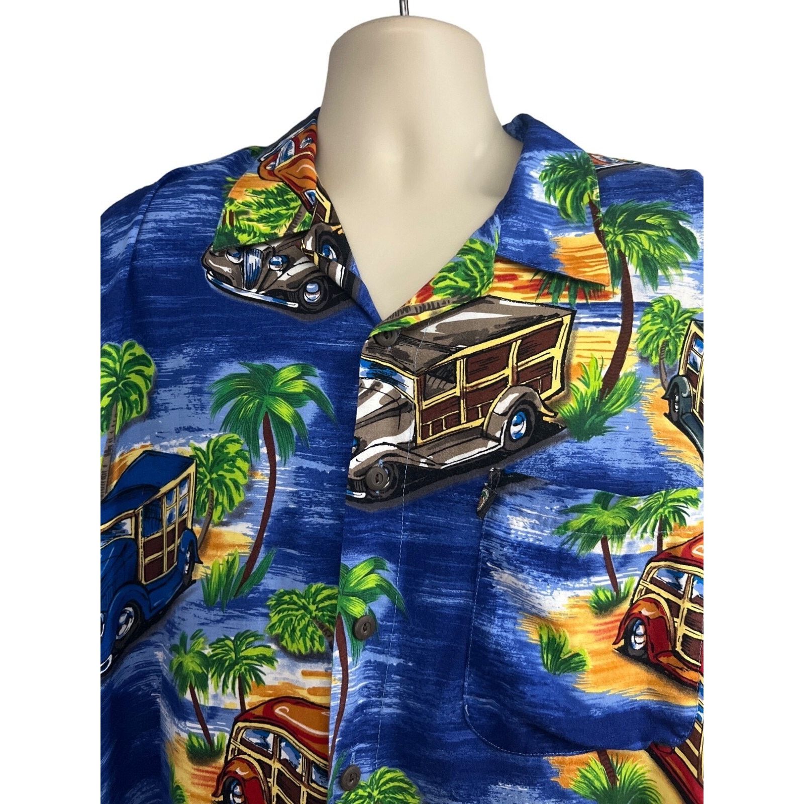 Vintage Vintage All Over Hawaiian Floral Print Shirt 2XL Pocket Size US XXL / EU 58 / 5 - 4 Thumbnail