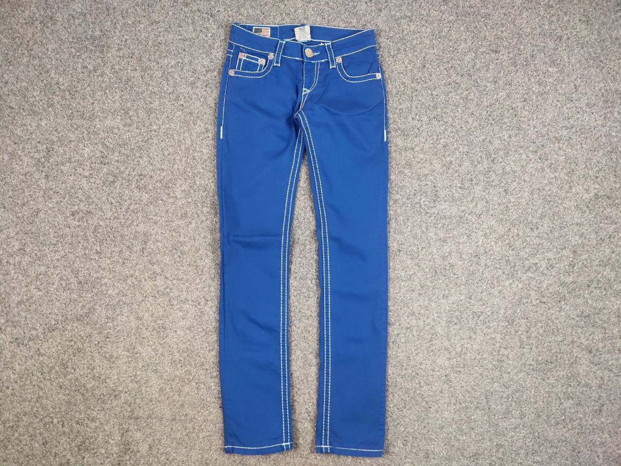True Religion True Religion Geno Denim Slim Jeans Made in USA Y2K Style Size 28" / US 6 / IT 42 - 4 Thumbnail