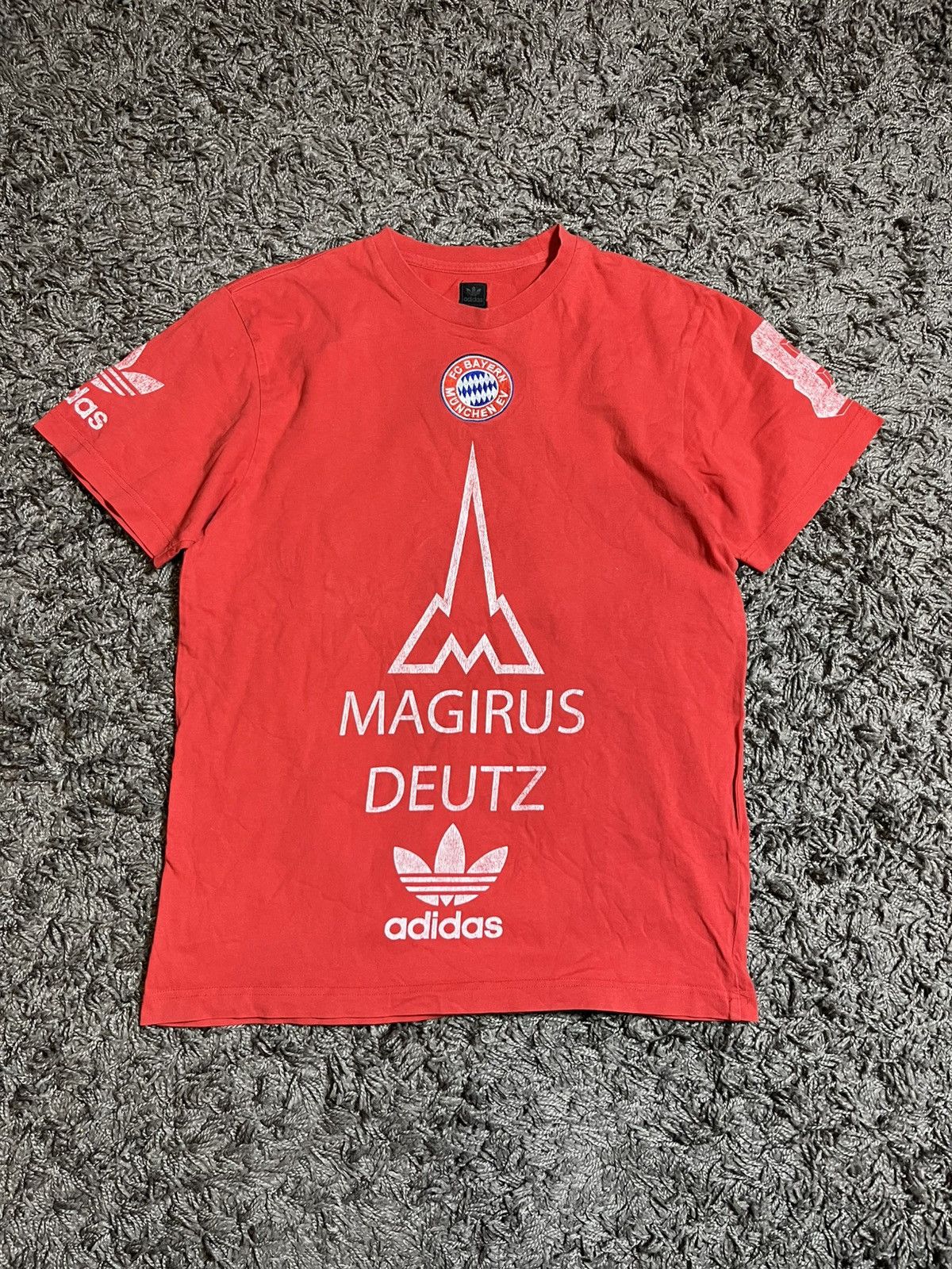 Adidas ADIDAS BAYERN MUNCHEN #8 NEW REISSUE COTTON T-SHIRT Size US M / EU 48-50 / 2 - 1 Thumbnail