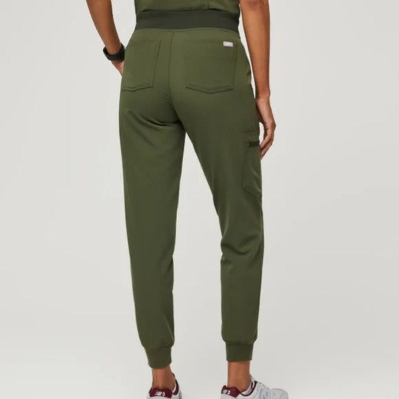 Other Figs Zamora Jogger Scrub Pants Olive Green Women's XS Size 24" / US 00 / IT 34 - 2 Thumbnail