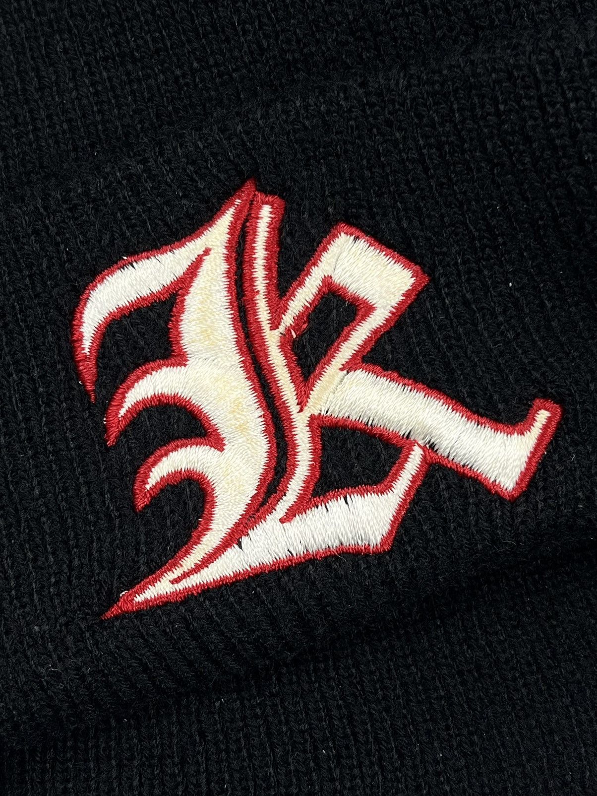 Chrome Hearts Kyosuke Himuro Embroidered Beanie Red Black