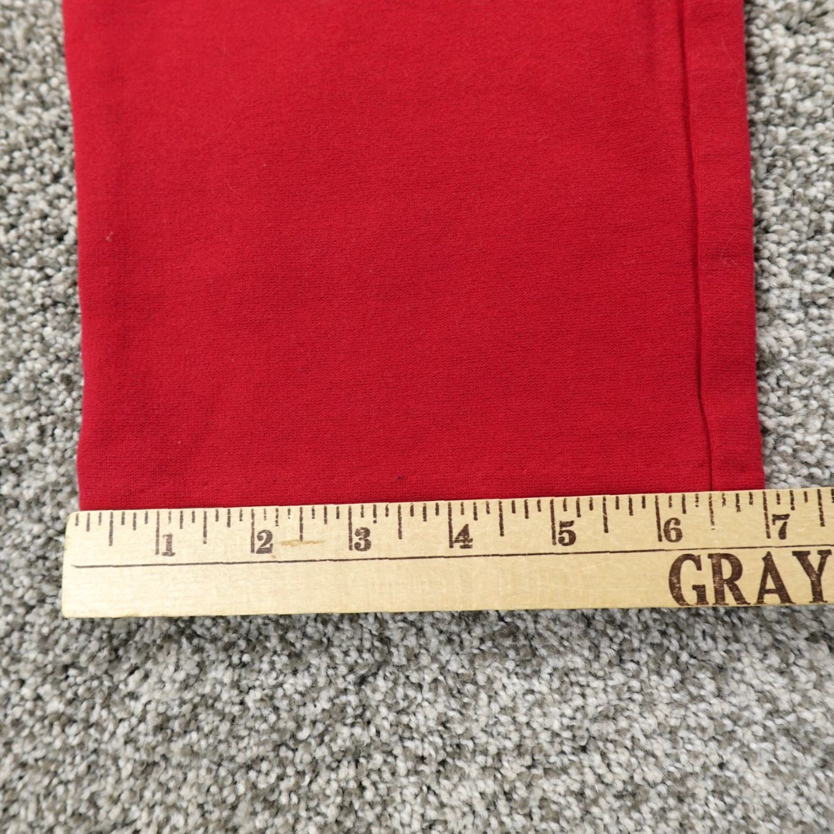 Vintage Chicos Pants Womens 2 Red Pull On Chino Trousers Knit Comfort Stretch Flex Waist Pants Regular Red Women Chino Modern Preppy Size 26" / US 2 / IT 38 - 2 Thumbnail