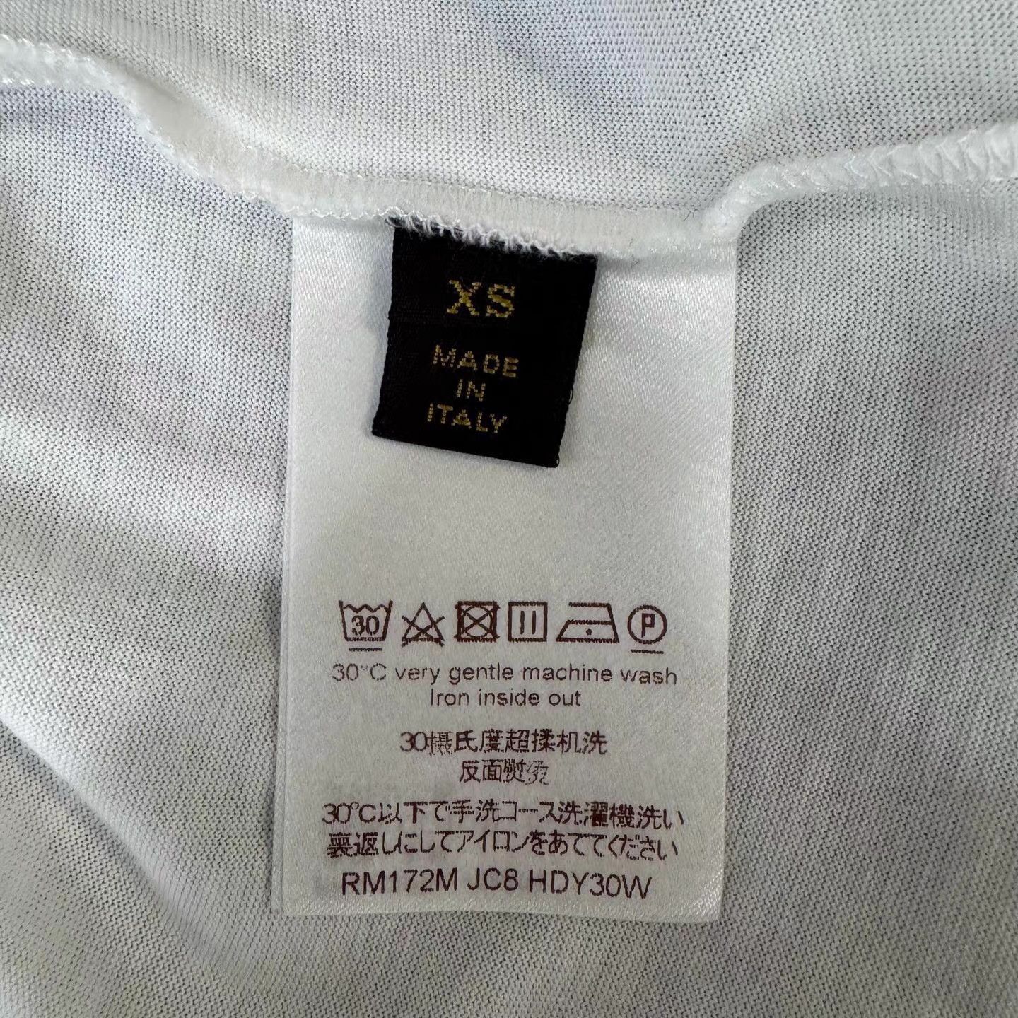 Louis Vuitton LV x Hiroshi Fujiwara Black & White Print Short Sleeve Q10 Size US XS / EU 42 / 0 - 4 Thumbnail