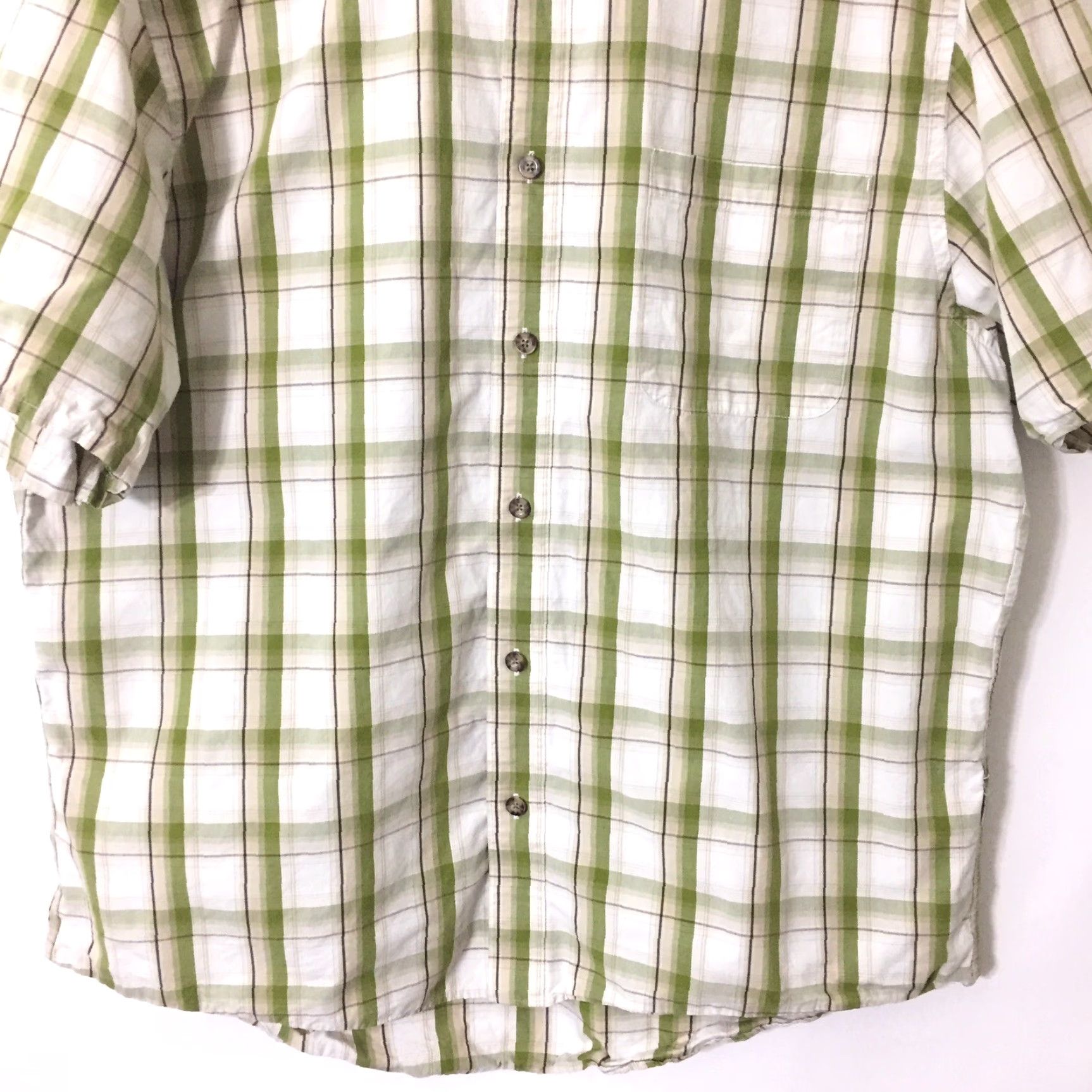 Vintage Cabela's Shirt Men XL Green Plaid Short Sleeve Button-Up Shirt Size US XL / EU 56 / 4 - 5 Thumbnail