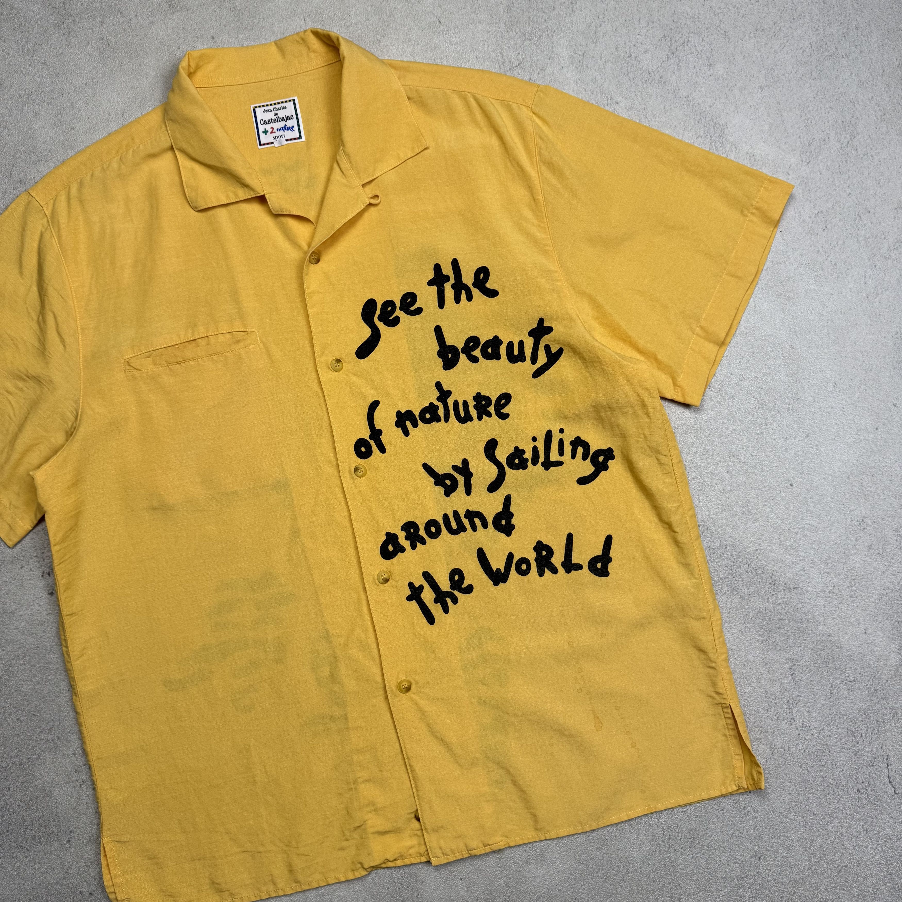 Jean Charles De Castelbajac Vintage Jean Charles De Castelbajac Shirt Size US L / EU 52-54 / 3 - 5 Thumbnail