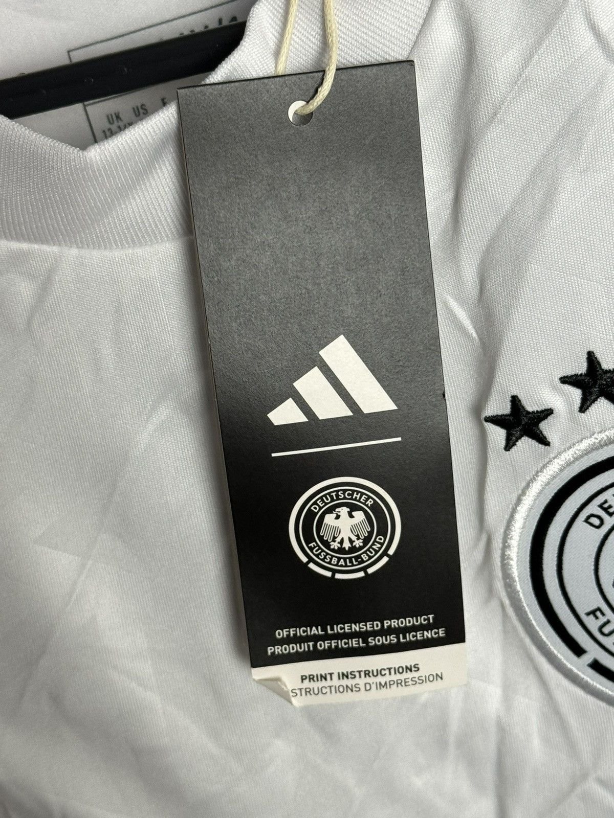 Adidas KIDS New Germany 2024 Home Musiala Football Jersey T-Shirt Size US XS / EU 42 / 0 - 9 Thumbnail