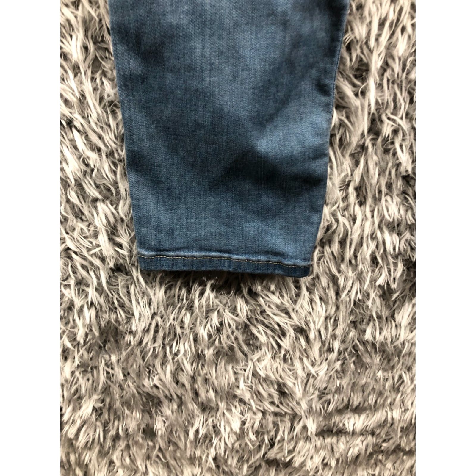 Lee Lee Easy Fit Jeans Womens Straight 5-Pocket Denim Mid Rise Dark Wash Blue Size 4 Regular Slim Size 27" / US 4 / IT 40 - 7 Thumbnail