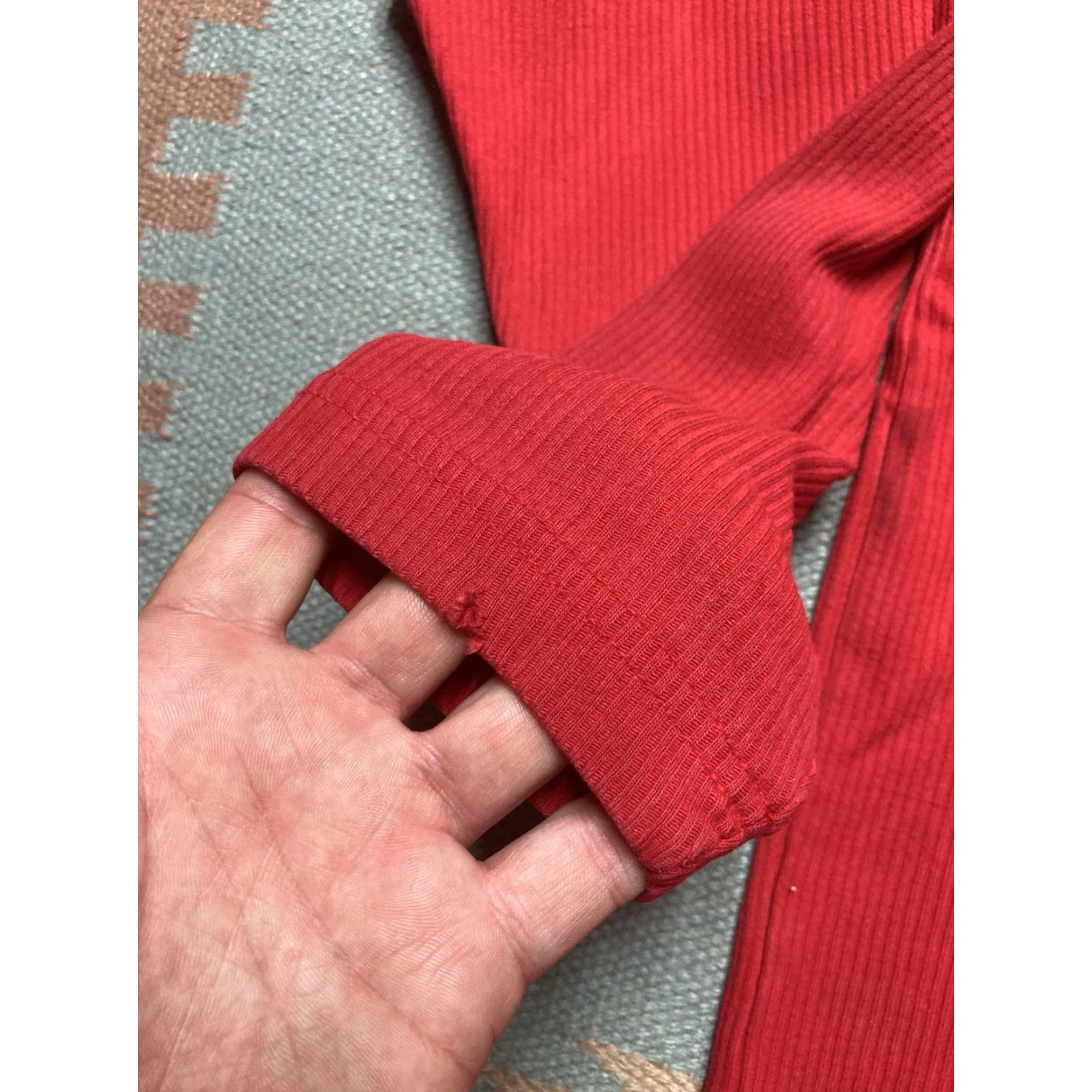 Marlboro VINTAGE Marlboro long sleeve henley t shirt unlimited promo ribbed cotton large Size US L / EU 52-54 / 3 - 2 Thumbnail