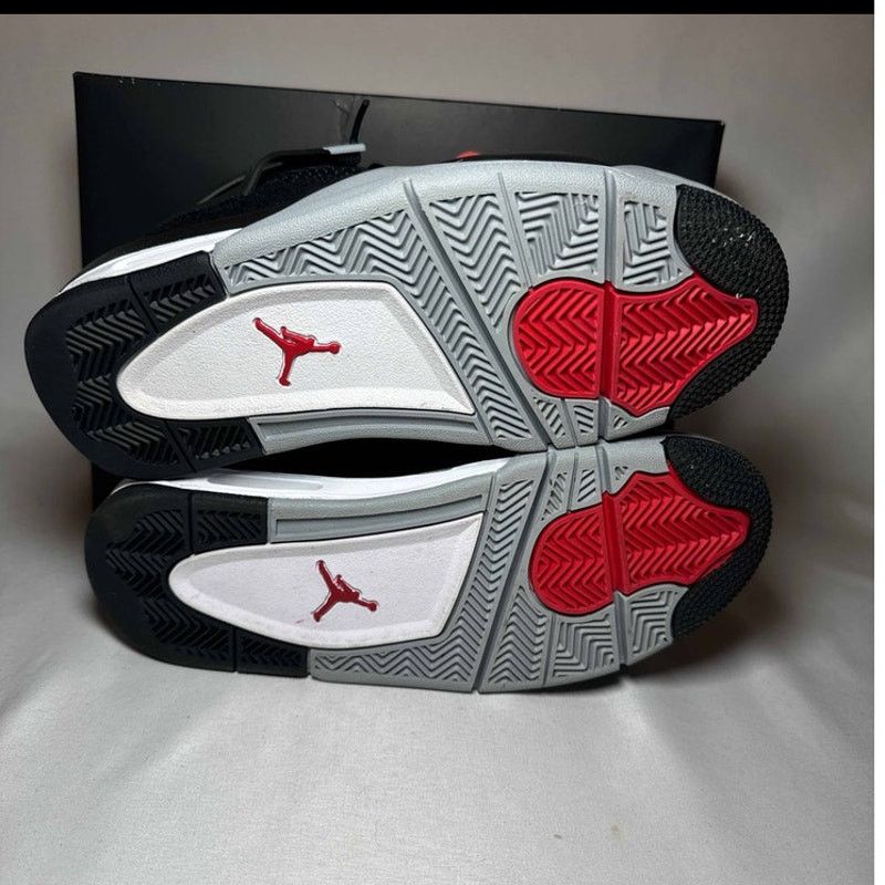 Jordan Brand × Nike Size 7 - Air Jordan 4 Retro SE GS Black Canvas Men's Shoes Size US 7 / EU 40 - 6 Thumbnail