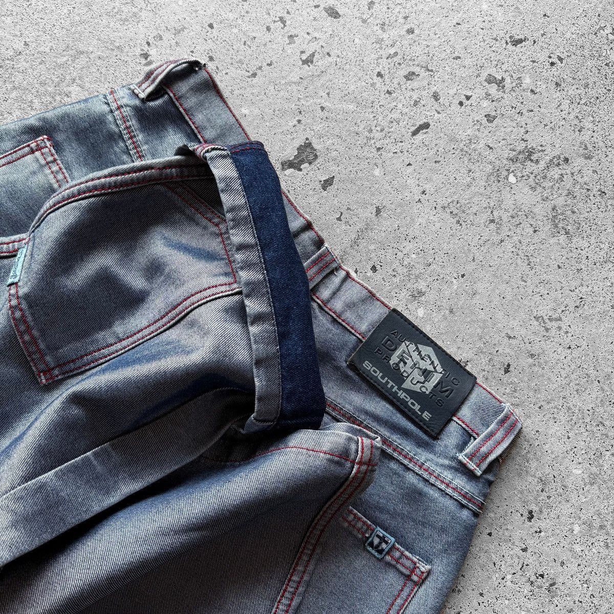 Southpole Southpole Mens Vintage 90s Workwear Style Light Blue Jeans Size US 31 - 4 Thumbnail
