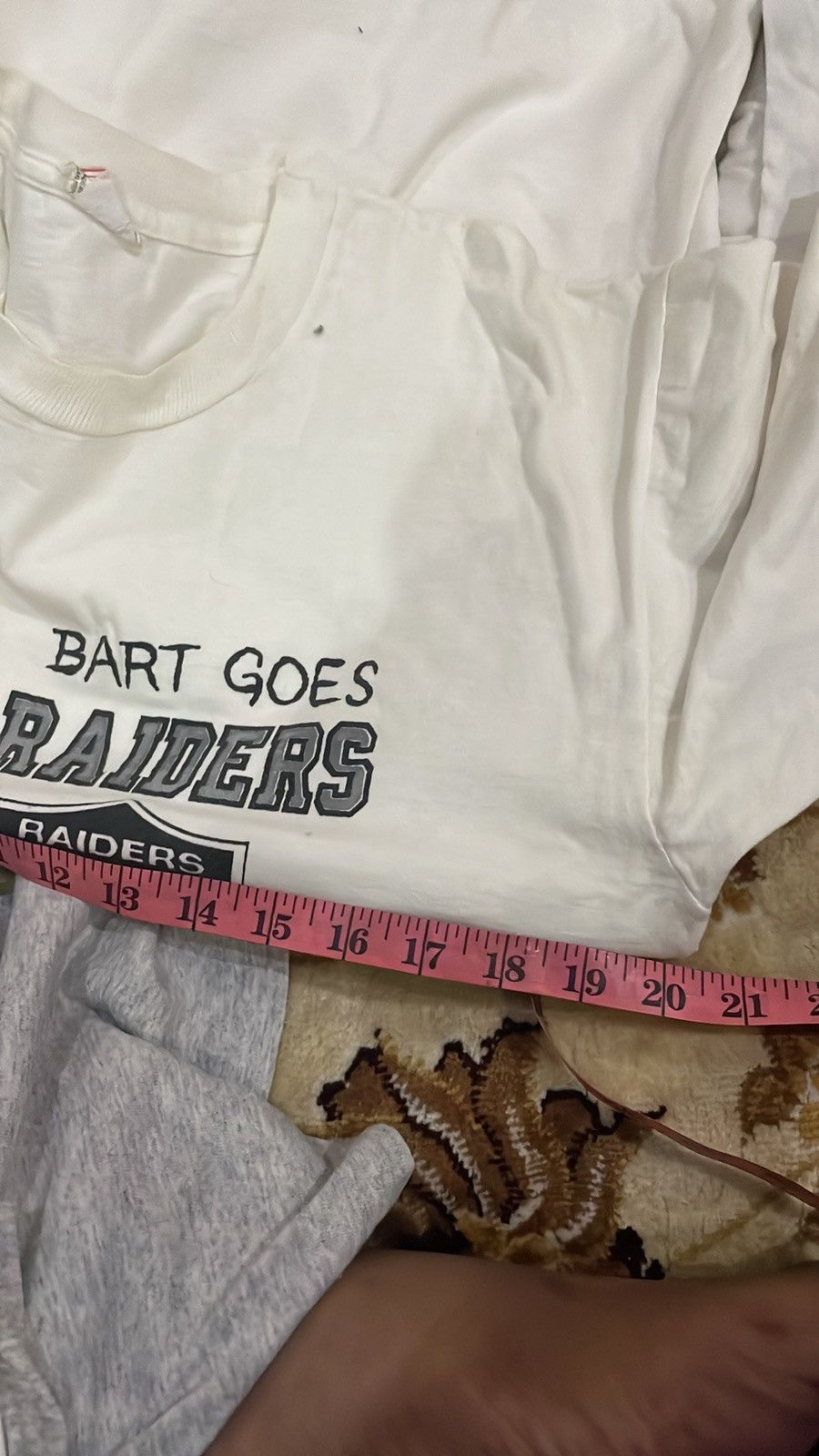 Cartoon Network × Vintage Vintage 90s Bart Simpson Raider NFL Parody Size US M / EU 48-50 / 2 - 5 Thumbnail