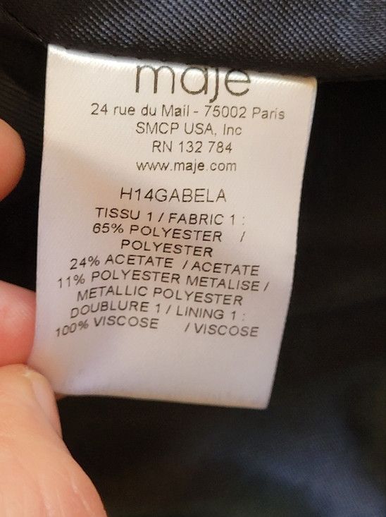 Maje Maje Metallic Teal and Copper Printed Bomber Jacket - 38 Size XS / US 0-2 / IT 36-38 - 7 Thumbnail
