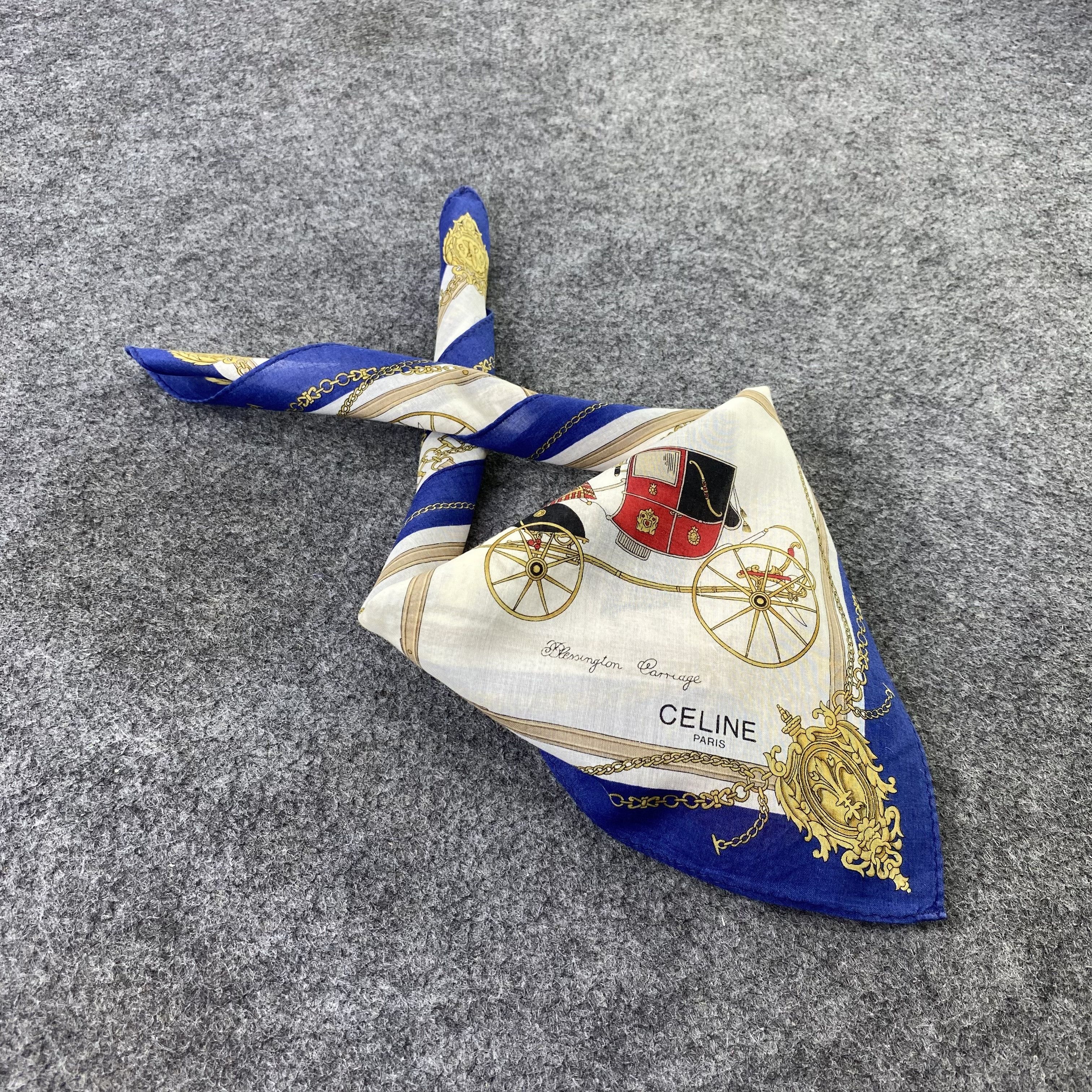 Celine Celine Handkerchief / Bandana / Neckerchief /Headscarf-B1015 Size ONE SIZE - 1 Thumbnail