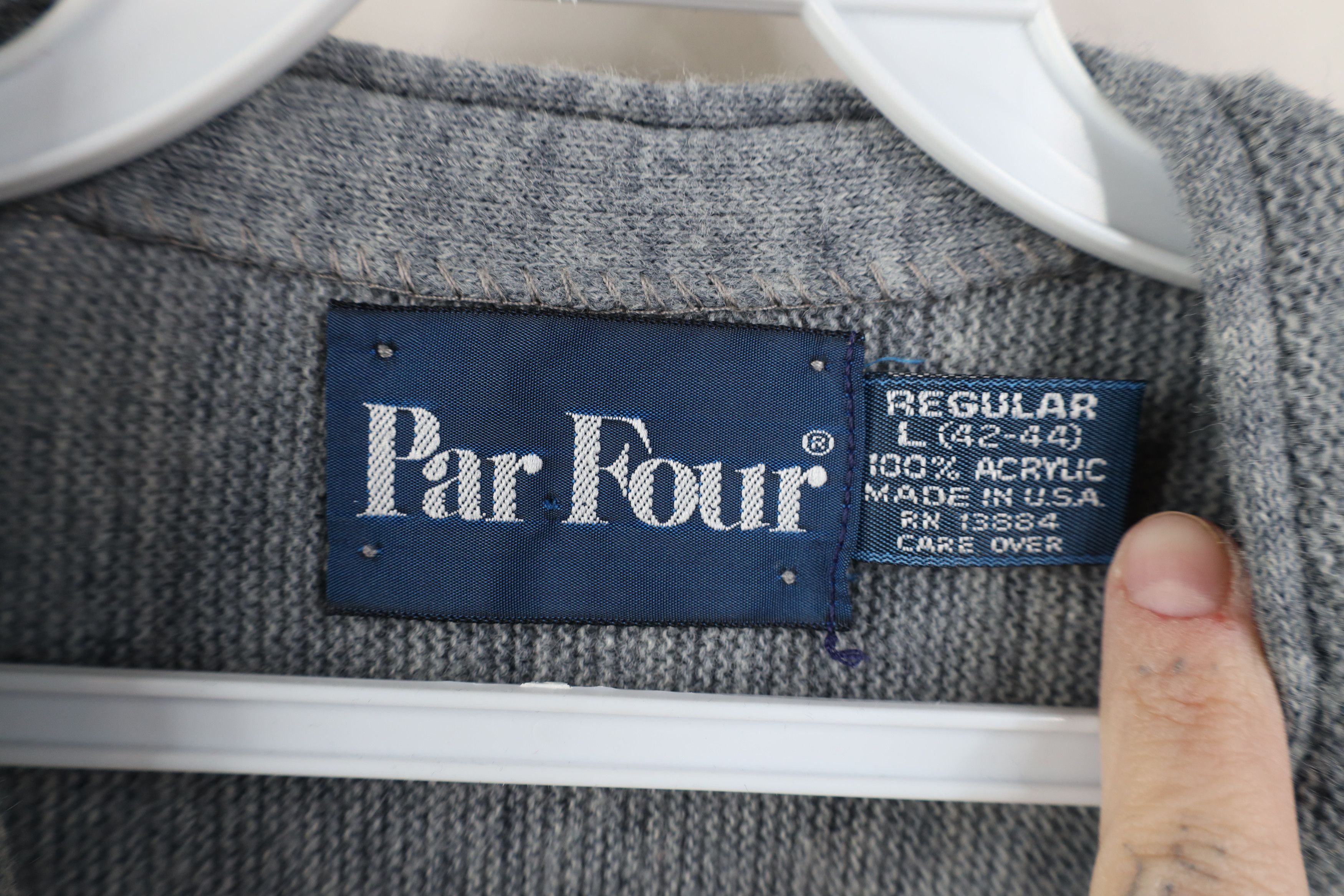 Vintage Vintage 70s Streetwear Knit Kurt Cobain Cardigan Sweater USA Size US L / EU 52-54 / 3 - 6 Thumbnail