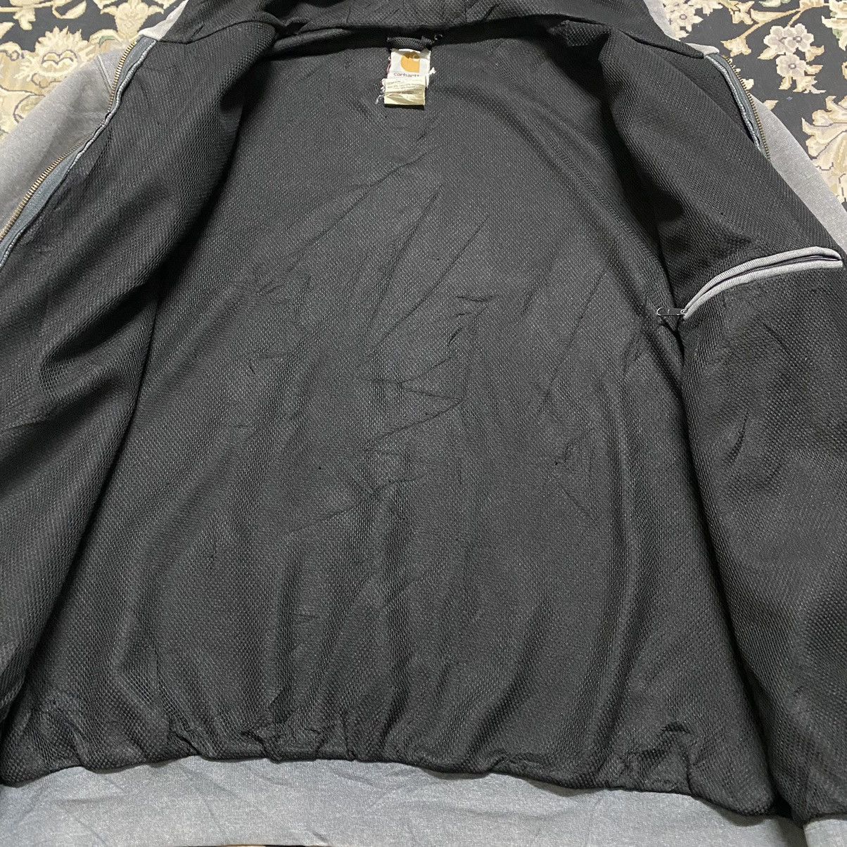 Carhartt Vintage 90s Carhartt Hoodie Thermal Sun Faded Size US XL / EU 56 / 4 - 17 Thumbnail