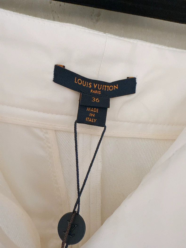 Louis Vuitton Louis Vuitton Limited White Black Trim Pants 2503-Nextarrow Size US 36 / EU 52 - 6 Thumbnail
