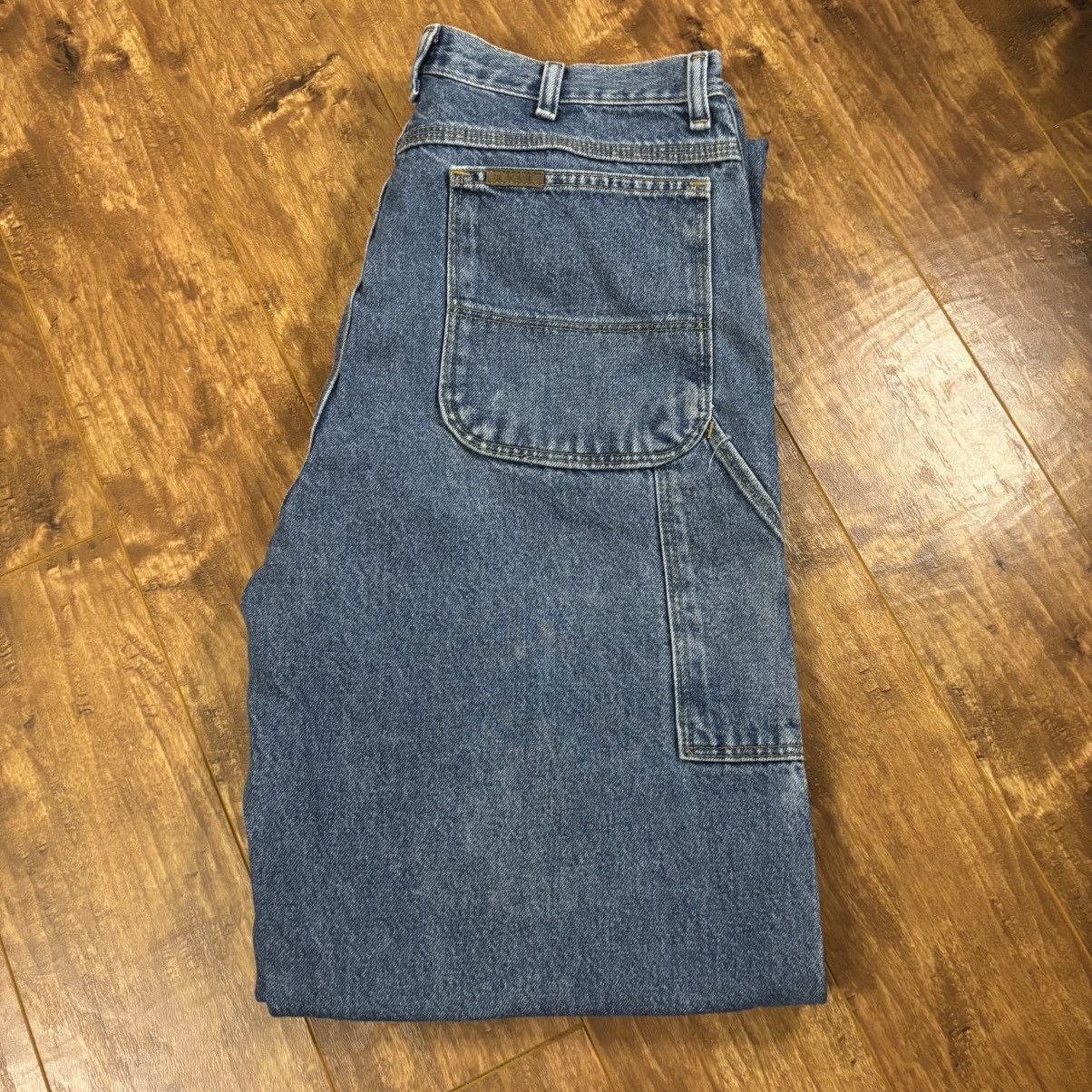 Jean × Vintage Vintage Schmidt Workwear Baggy Denim Jeans Size US 32 / EU 48 - 2 Thumbnail