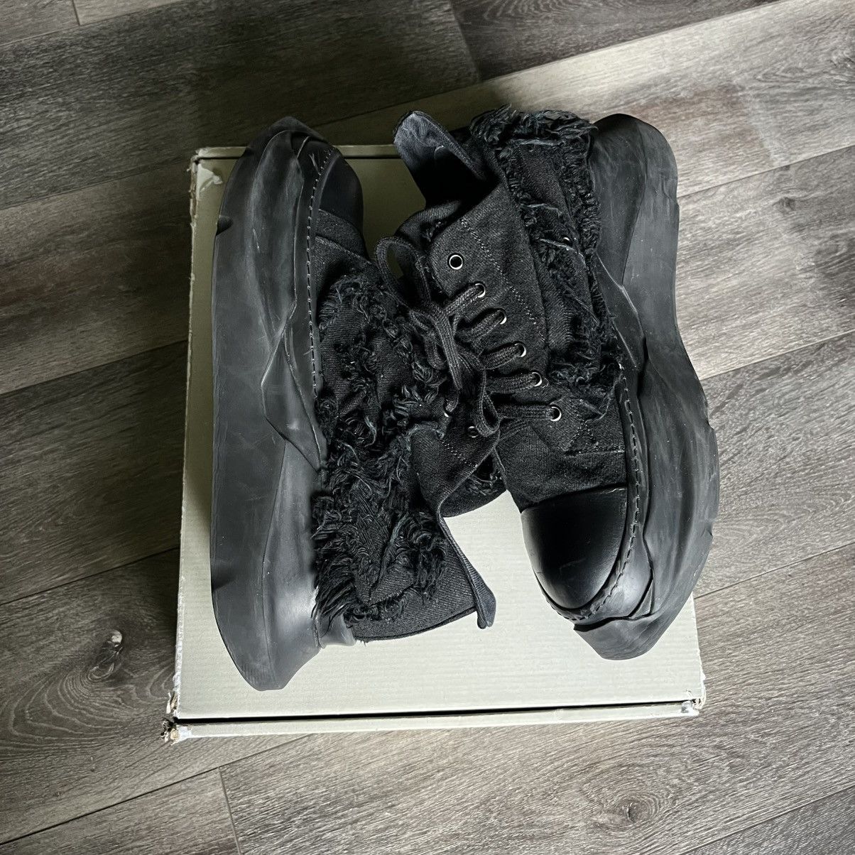 Rick Owens Drkshdw Rick Owens DRKSHDW S/S 2021 Abstract Destroyed Low Sneakers Size US 11.5 / EU 44-45 - 3 Thumbnail