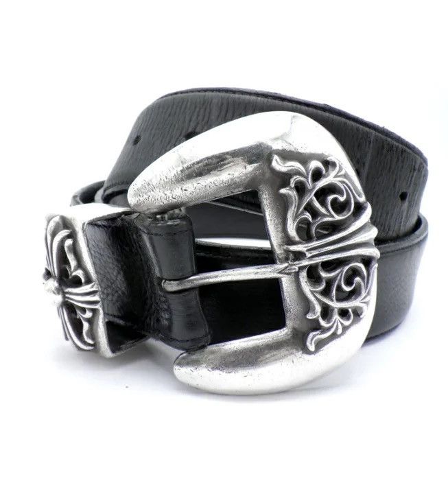 Chrome Hearts Western BLT Classic 3PC Leather Belt