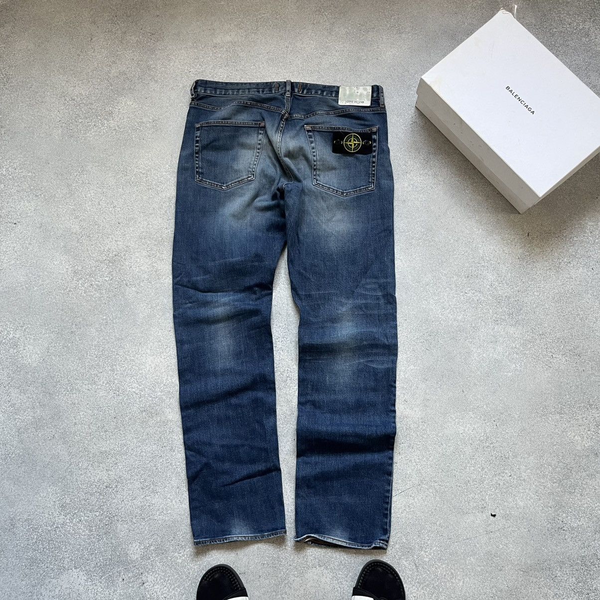 Stone Island STONE ISLAND Jeans Wash Blue Denim Vintage Y2k Affliction Size US 36 / EU 52 - 1 Thumbnail
