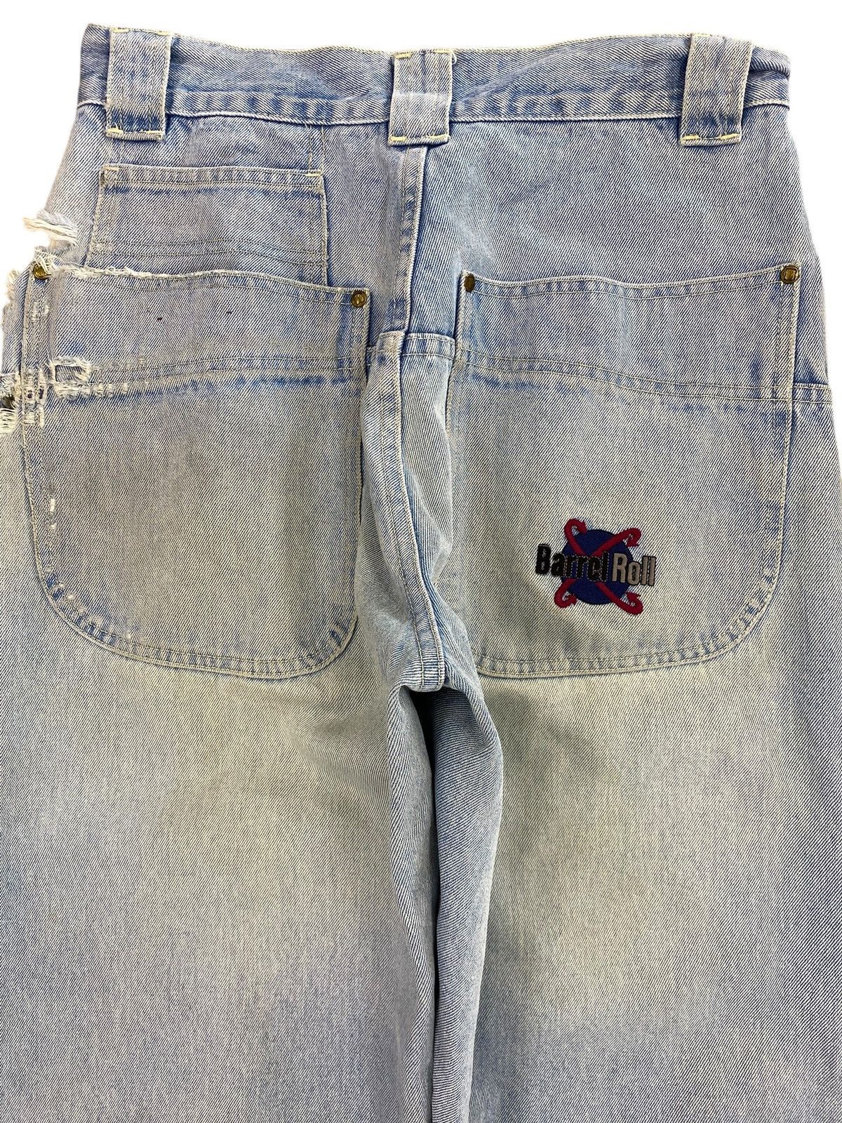 Japanese Brand Japanese Brand Washed Blue Straight Leg Jeans Size US 31 - 4 Thumbnail