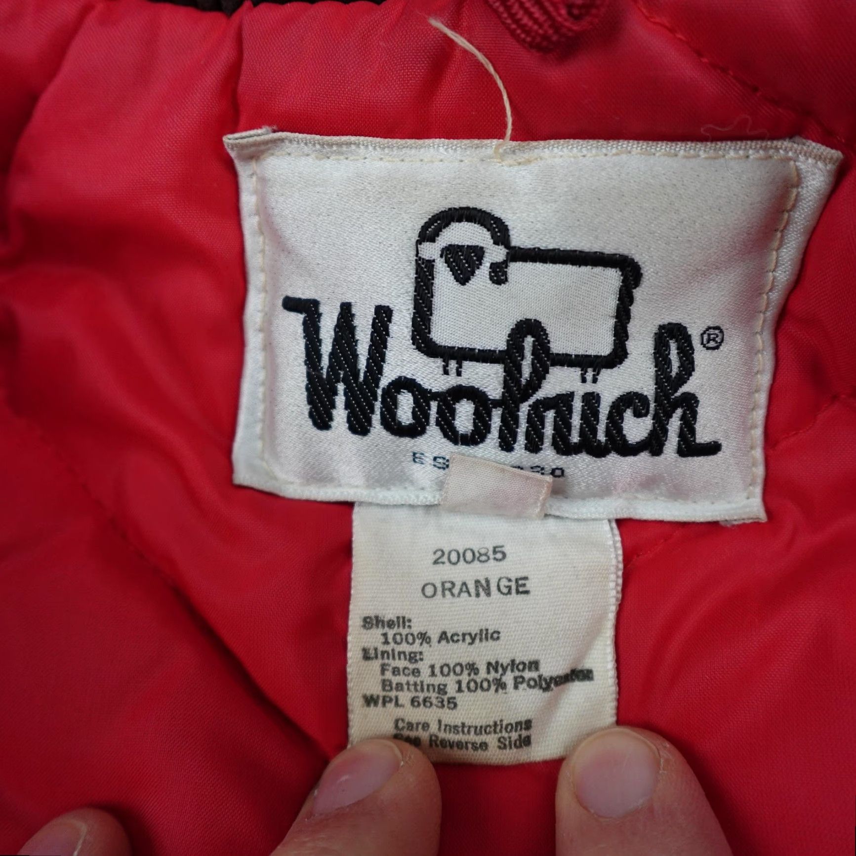 Vintage VINTAGE Woolrich Coat Mens M Orange Hunting Parka Jacket Quilted Lined 80s Size US M / EU 48-50 / 2 - 7 Thumbnail