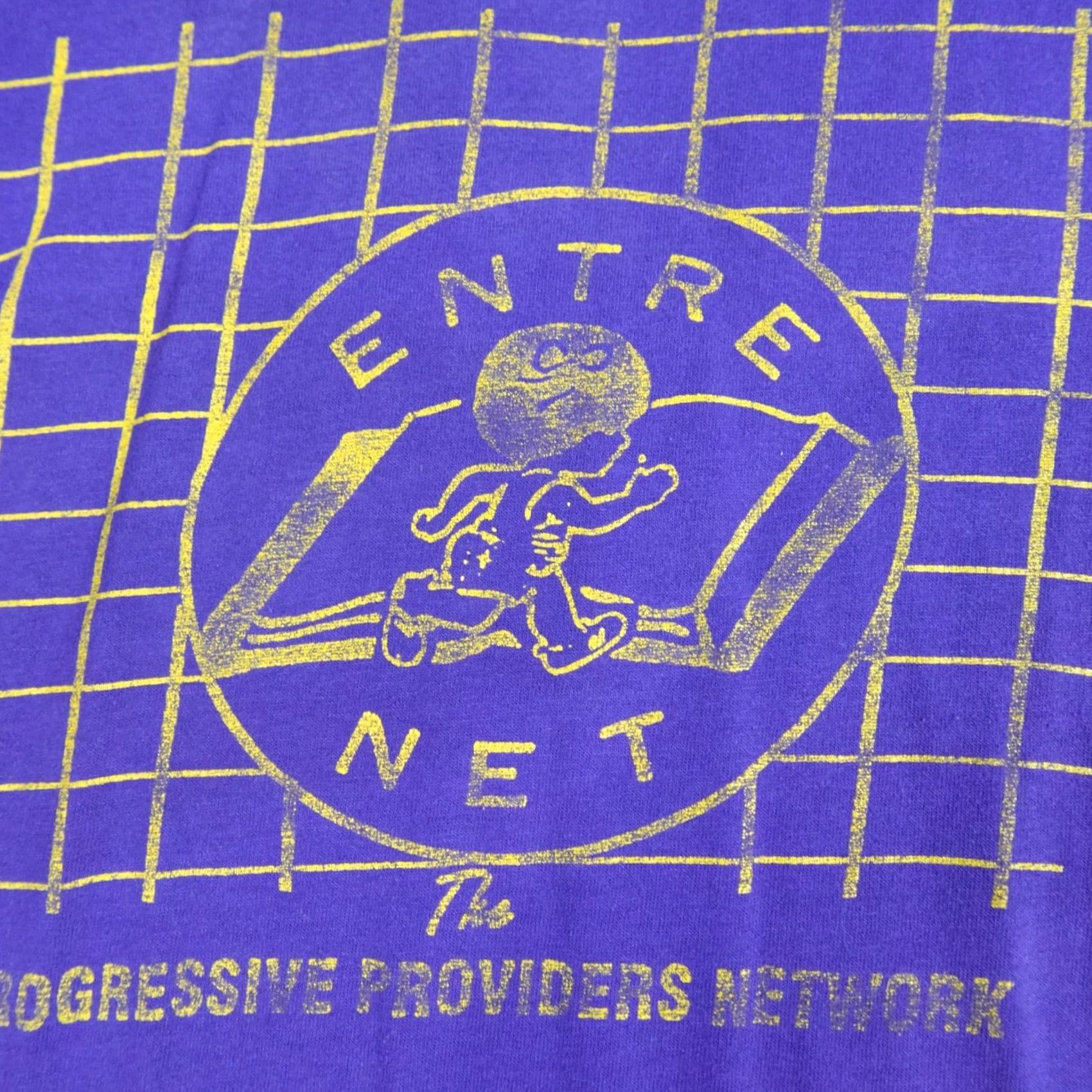 Vintage VINTAGE USA Made Progressive Providers Network T-Shirt L Men Purple Short Sleeve Crew Neck Graphic 1990s Size US L / EU 52-54 / 3 - 2 Thumbnail