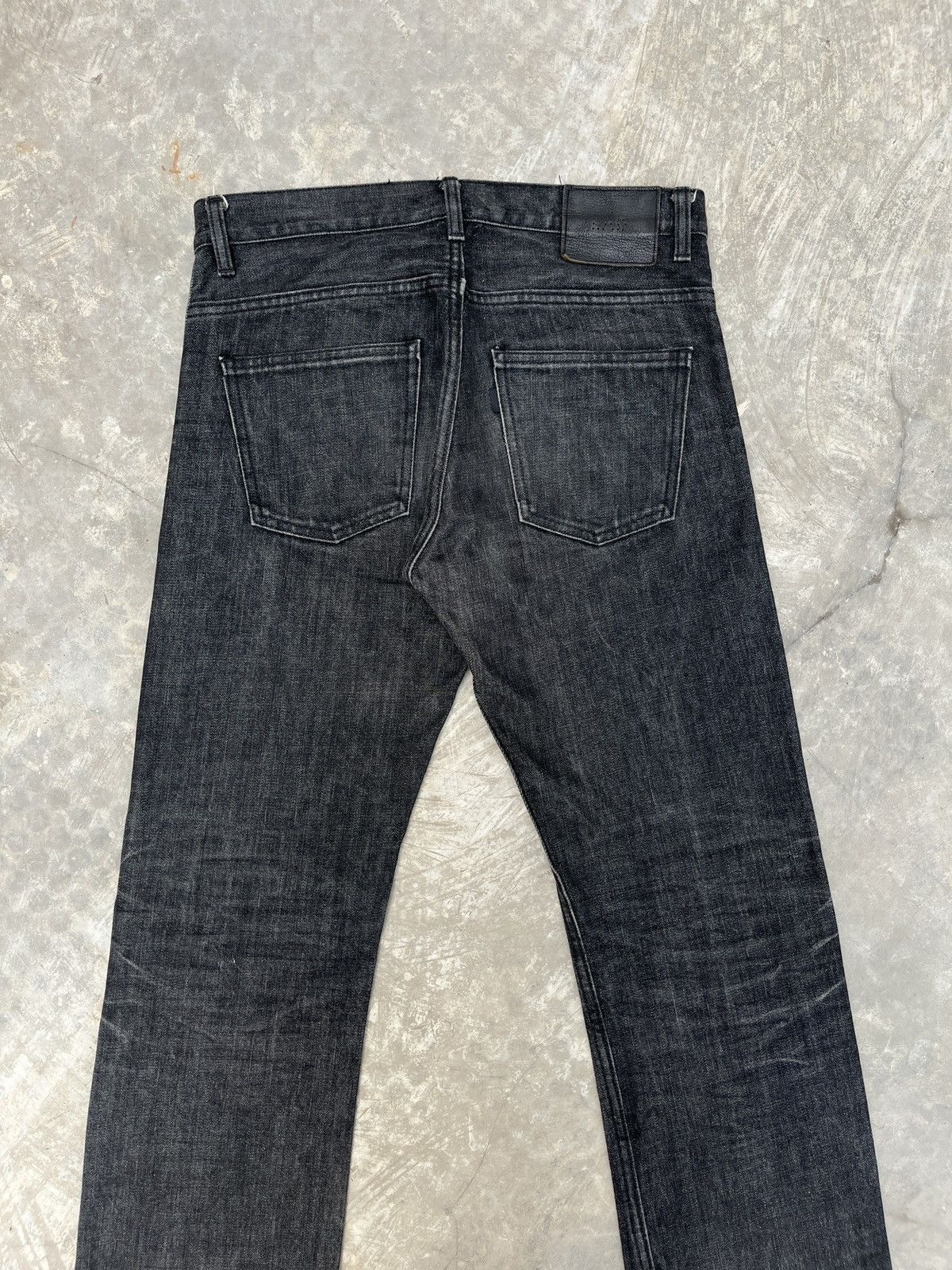 Lad Musician SAMPLE Lad Musician Washed Black Denim Jeans Size US 32 / EU 48 - 2 Thumbnail