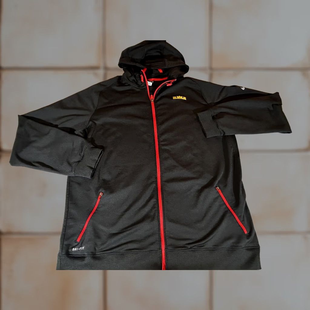 Nike Nike Dri-FIT Jacket Mens 3XLT Hooded Zip Black Basketball Jersey? Size US XXL / EU 58 / 5 - 1 Thumbnail