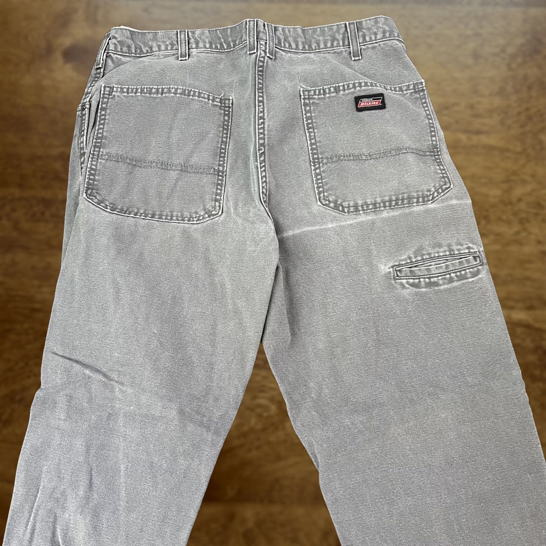 Dickies Genuine Dickies Pants Mens 37x28 Gray Canvas Carpenter Workwear Straight Leg Pants Size US 36 / EU 52 - 1 Thumbnail