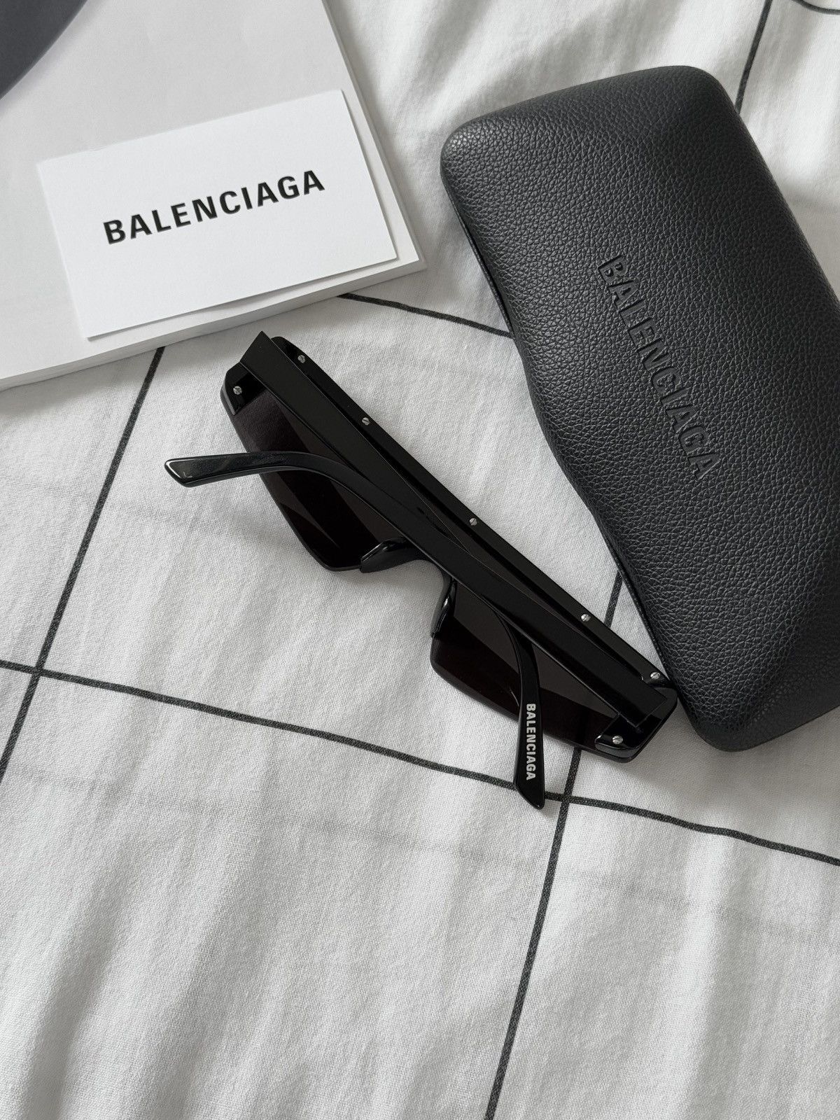 Balenciaga Balenciaga Skiny Ski Sunglasses BB0003S-001 Size ONE SIZE - 13 Thumbnail