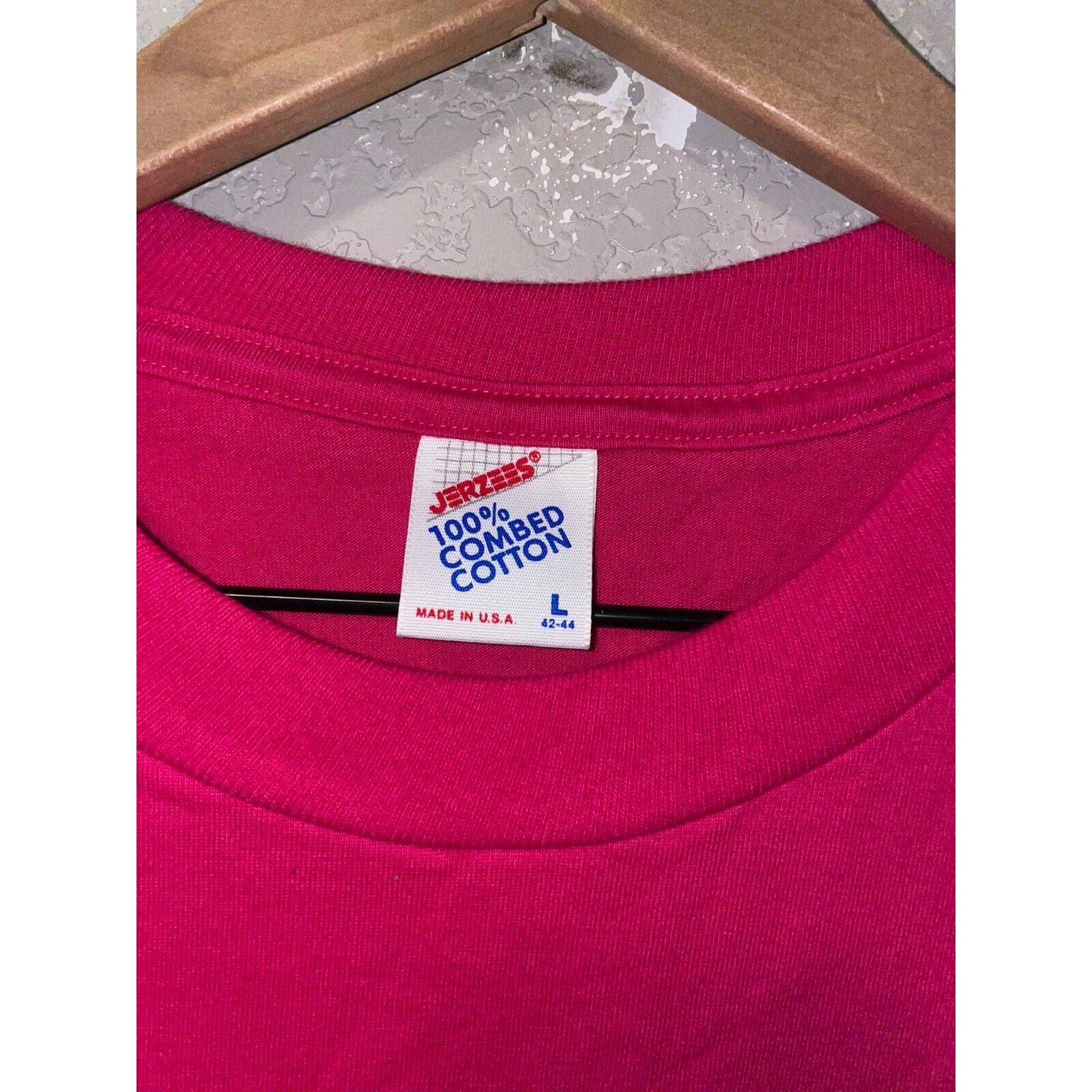 Jerzees Vintage Tennessee Shirt Forest Pink Nature TN Tee VTG L 90s Size US L / EU 52-54 / 3 - 9 Thumbnail