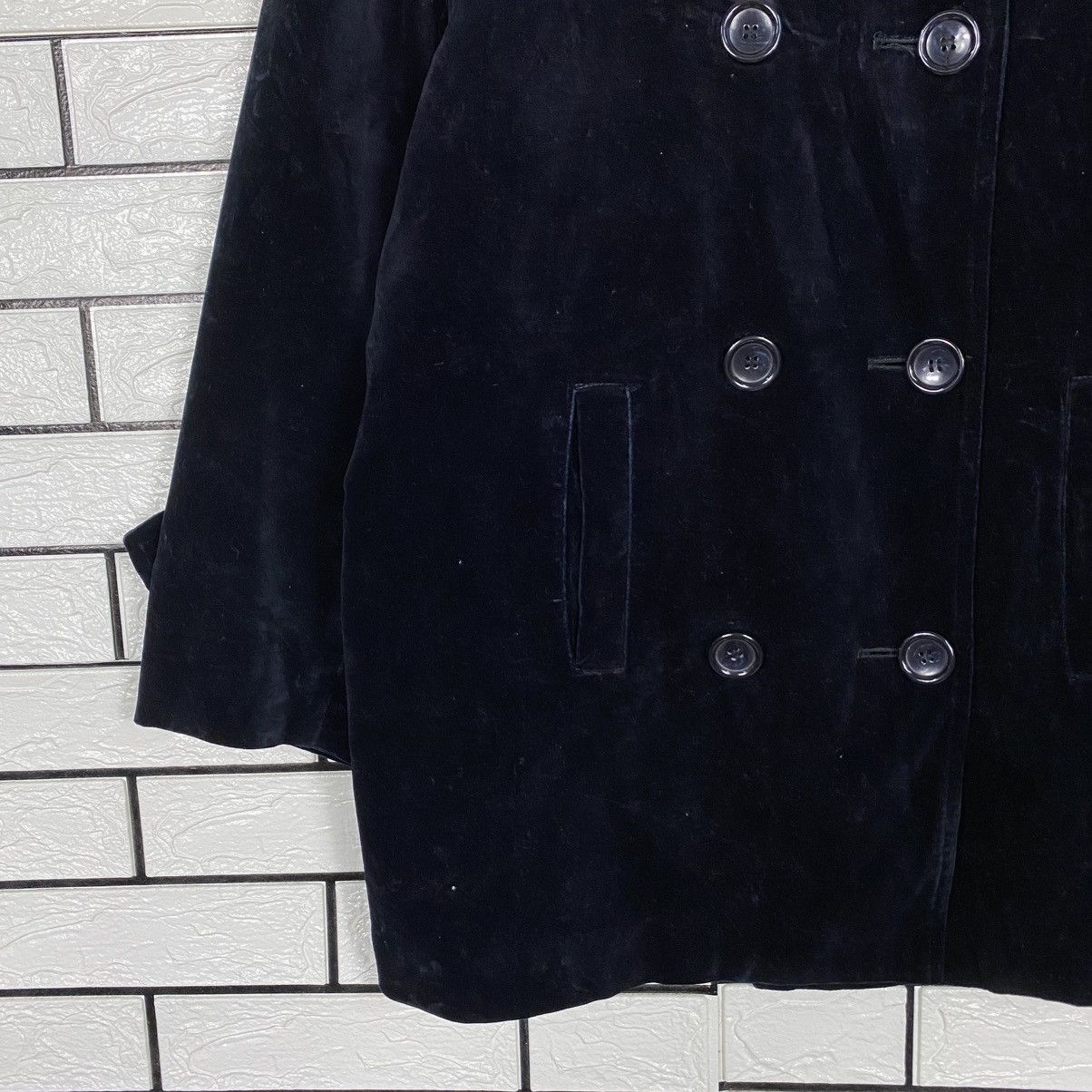 Yohji Yamamoto 📌Vintage Chore Velvet Jacket Atsuki Onishi Double Breast Size US M / EU 48-50 / 2 - 5 Thumbnail