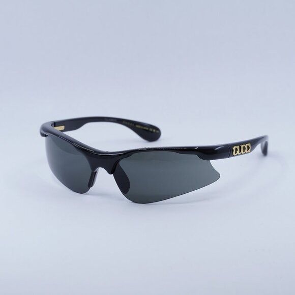 Gucci 🕶️ New Gucci GG1774S 006 Sunglasses - Shiny Black Frame Size ONE SIZE - 1 Thumbnail