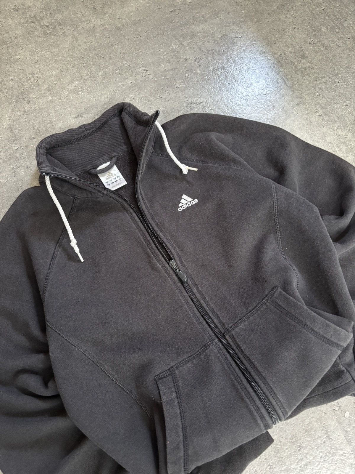 Adidas Adidas Collar Sweatshirt S Streetwear Casual Back Stripes Size S / US 4 / IT 40 - 9 Thumbnail