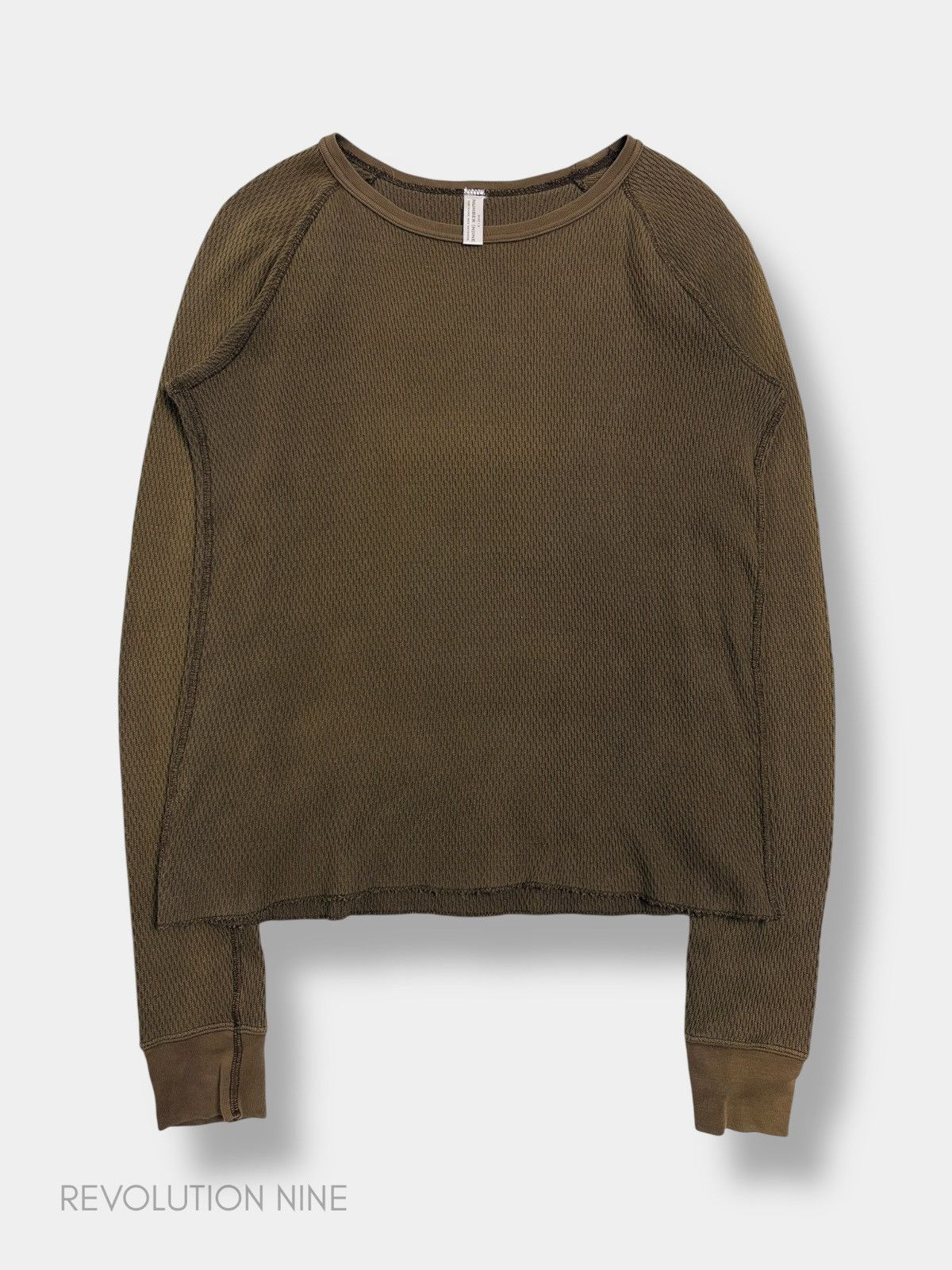Rick Owens Number (N)ine FW02 brown thermal longsleeve Size US S / EU 44-46 / 1 - 1 Thumbnail