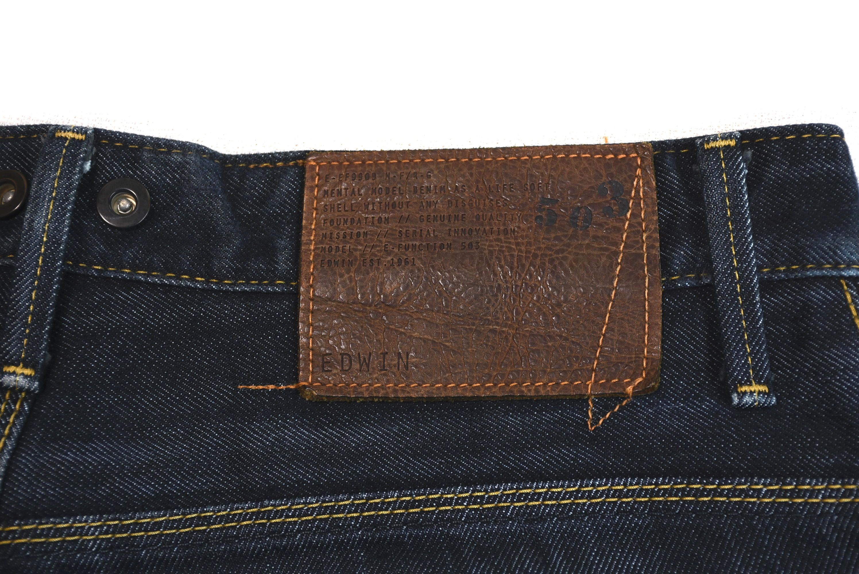 Edwin × Hysteric Glamour × Japanese Brand Edwin Distressed three-dimensional cut denim pants Size US 30 / EU 46 - 12 Thumbnail